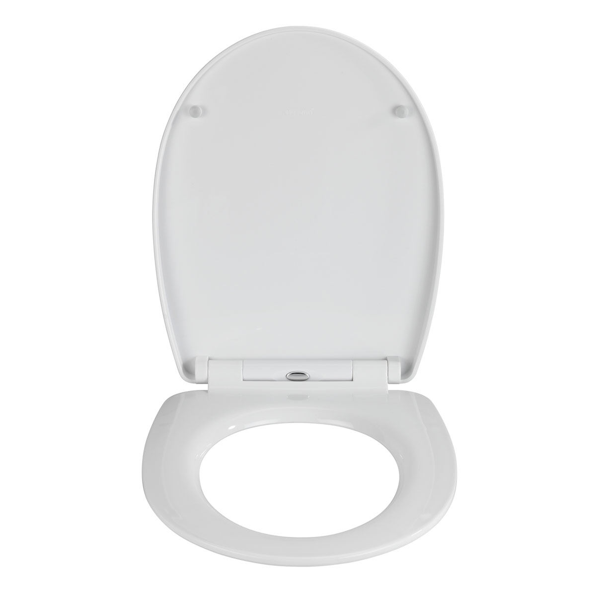 Wenko  WC-Sitz Plumes mit Relief-Oberfläche Toilettensitz mit Absenkautomatik Schnellbefestigung aus bruchstabilem Thermoplast Bild 7