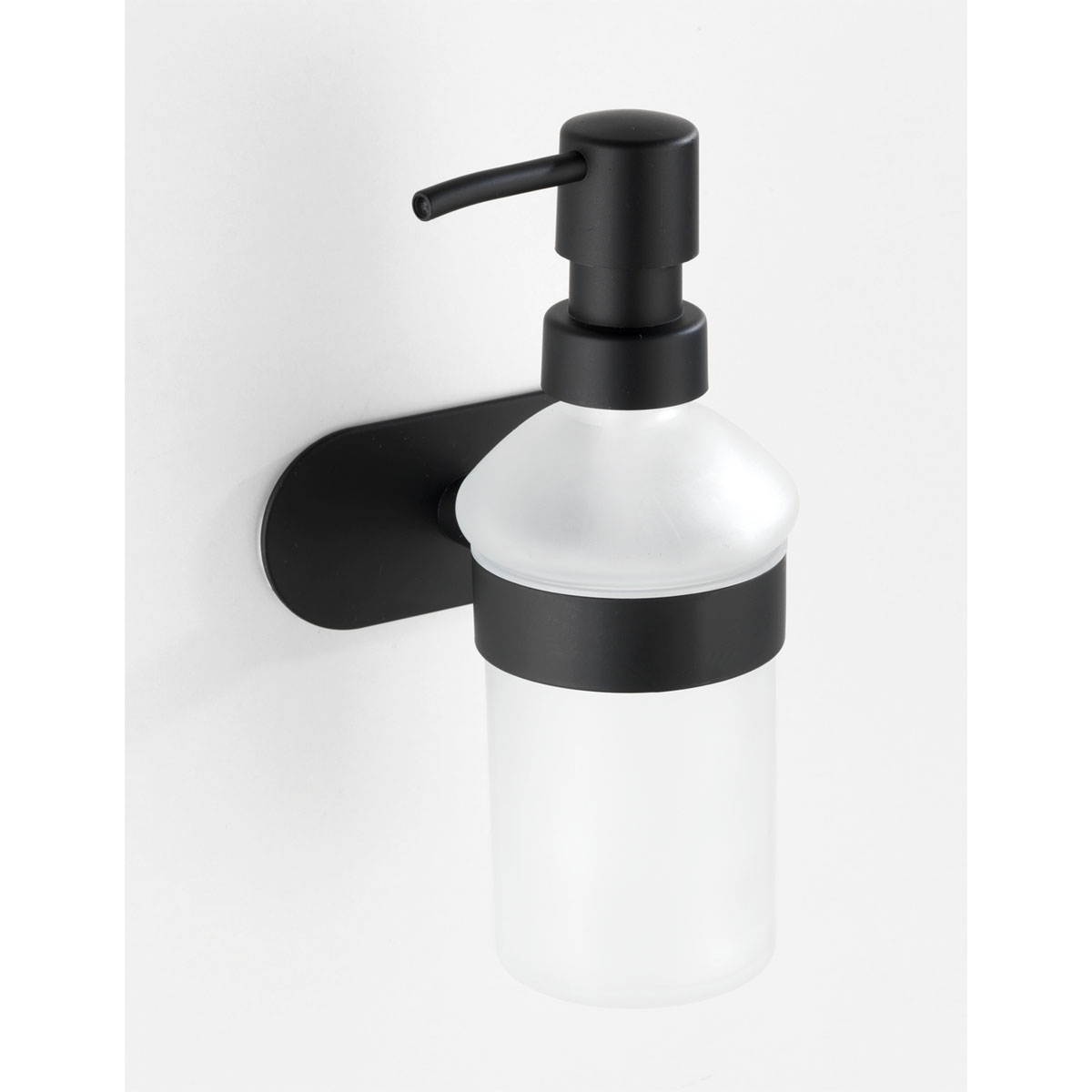 Wenko  Turbo-Loc Edelstahl Seifenspender Orea Black Matt Flüssigseifen-Spender Befestigen ohne bohren ca 200 ml Bild 11