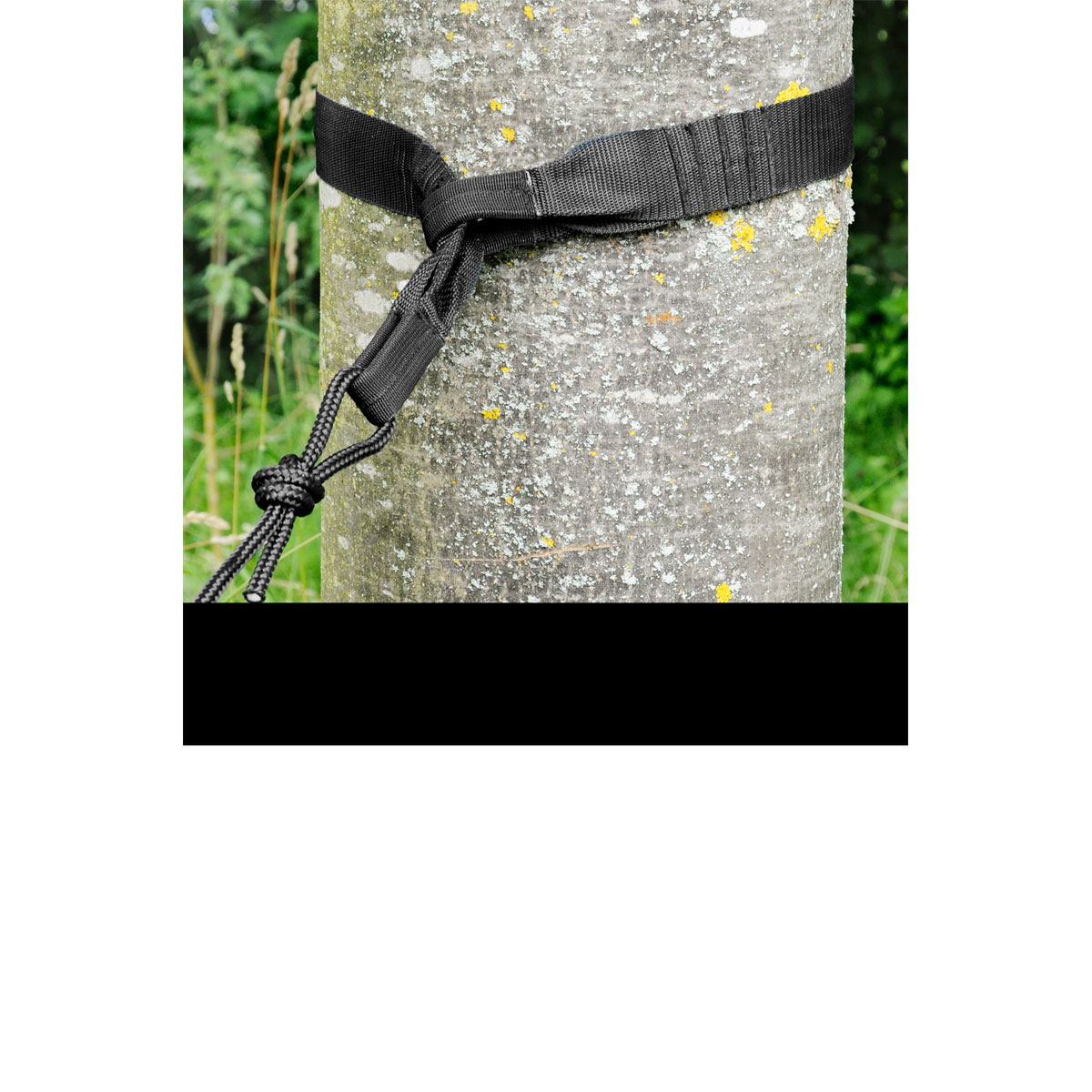 LA SIESTA Baum- und Pfosten-Befestigungsset „TreeMount Black“ für Hängematten