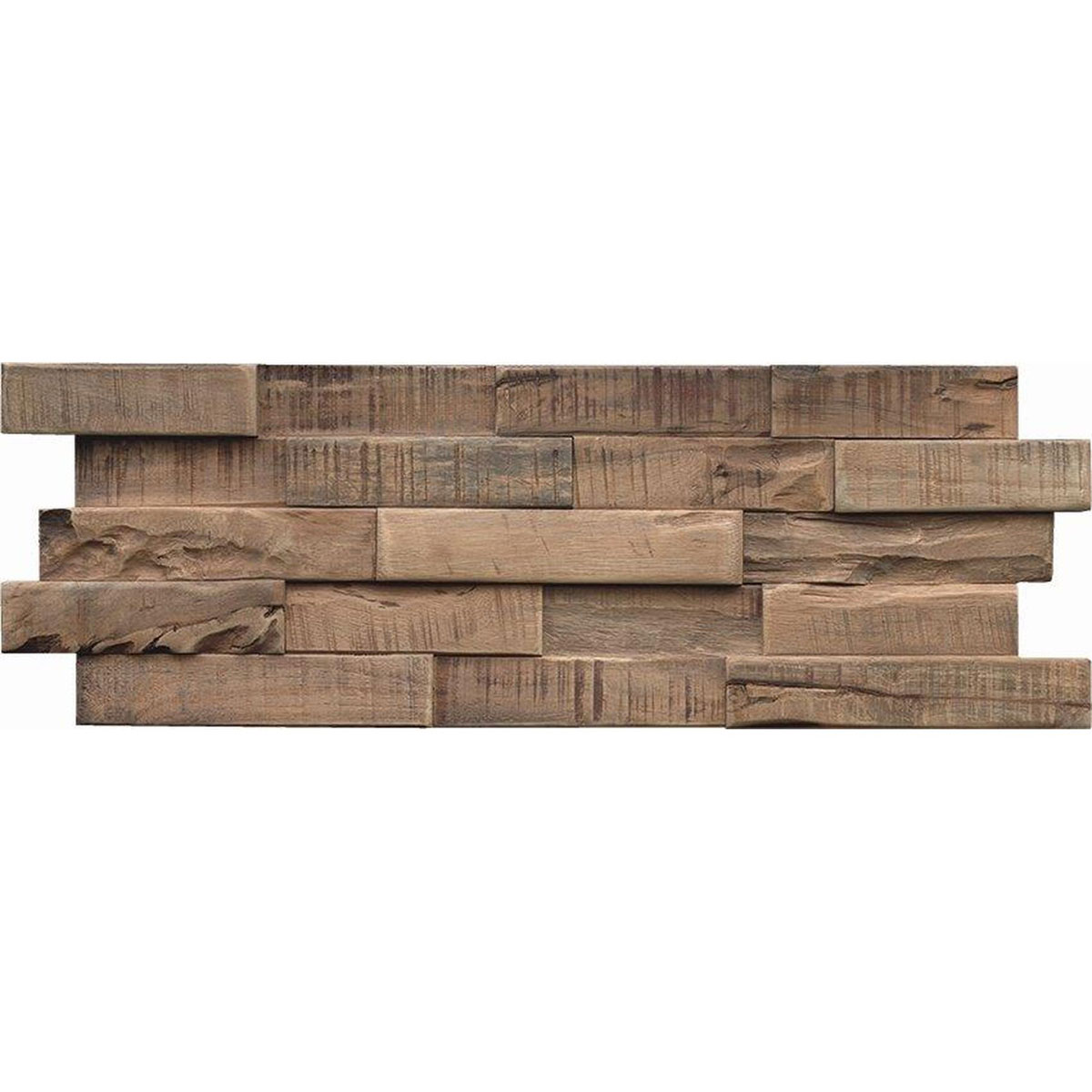 Indo Wandverkleidung Slimwood Hevea Stone Washed 9er-Set Bild 2