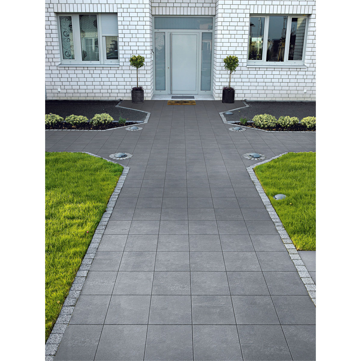Lusit BetonGehwegplatte anthrazit 50 x 50 x 5 cm 50x50 470912