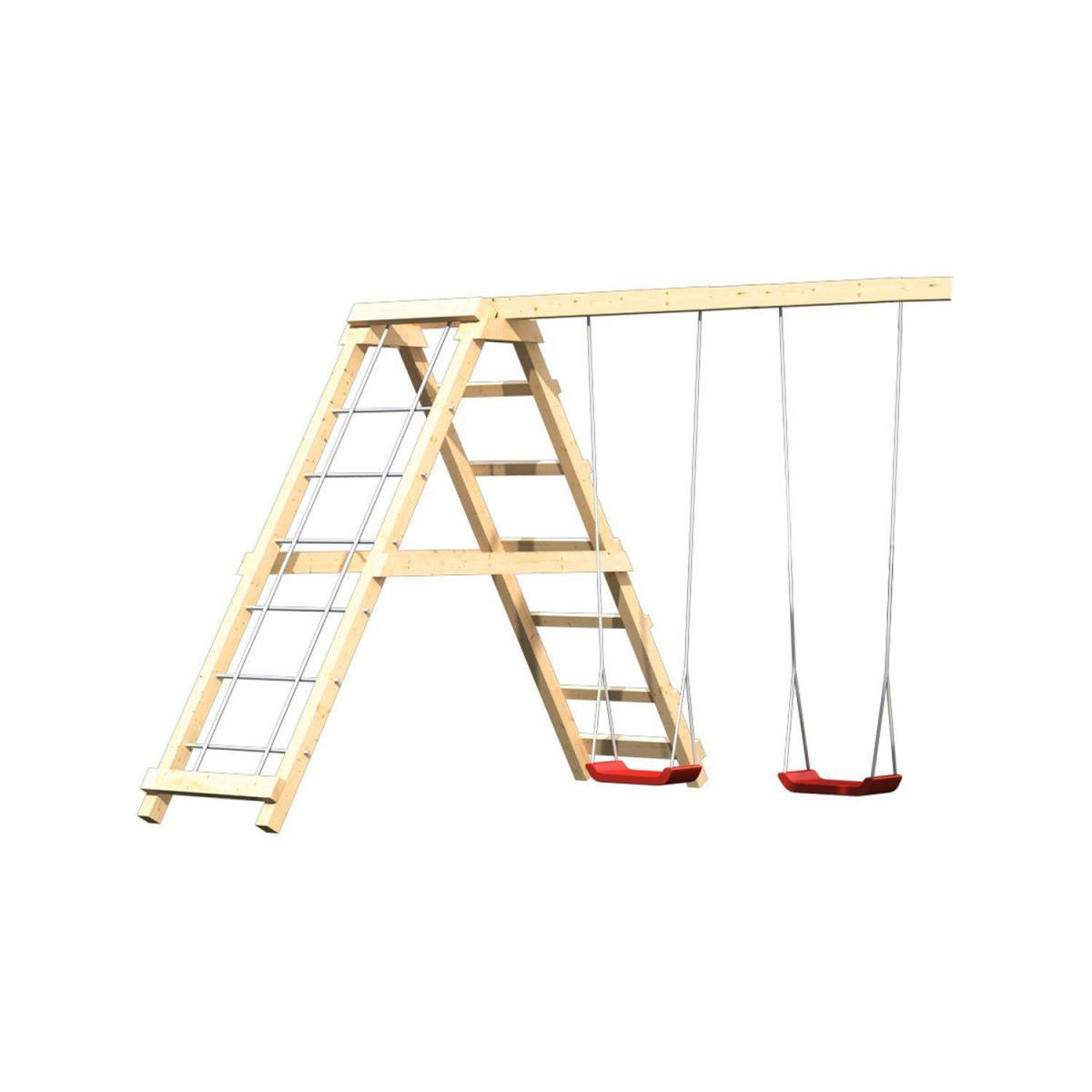 Karibu Doppelschaukel Anbau