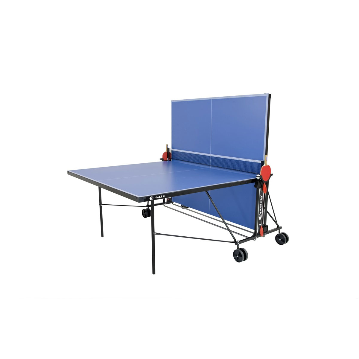 Sponeta Tischtennisplatte S 1-43 e Blau Outdoor wetterfest klappbar fahrbar Bild 2