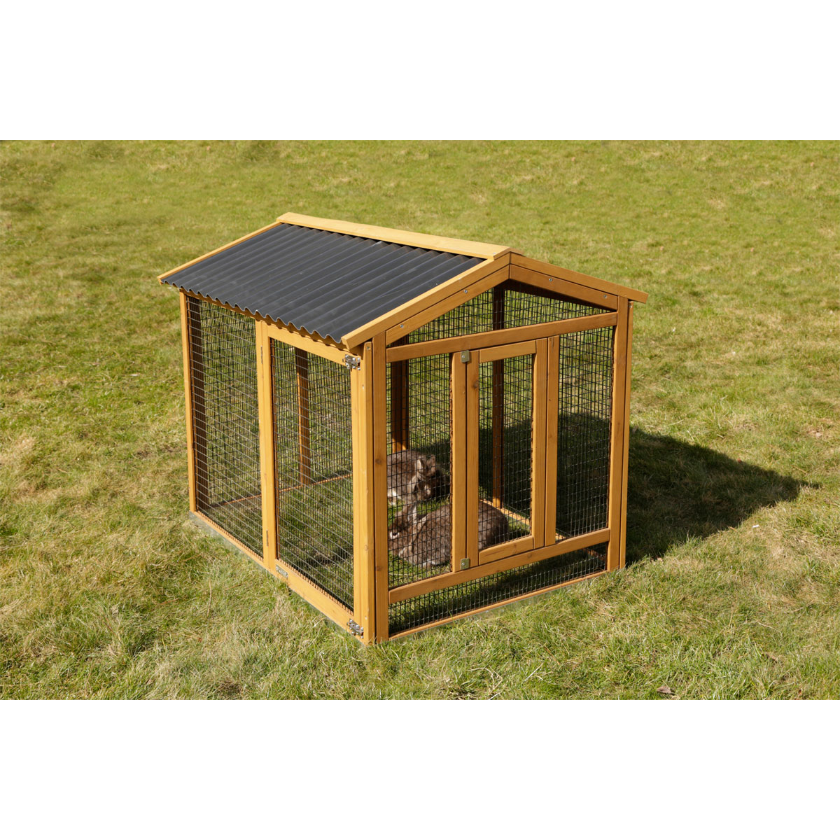 Freigehege Appartment Pro 115 x 90 x 85 cm braun Bild 6
