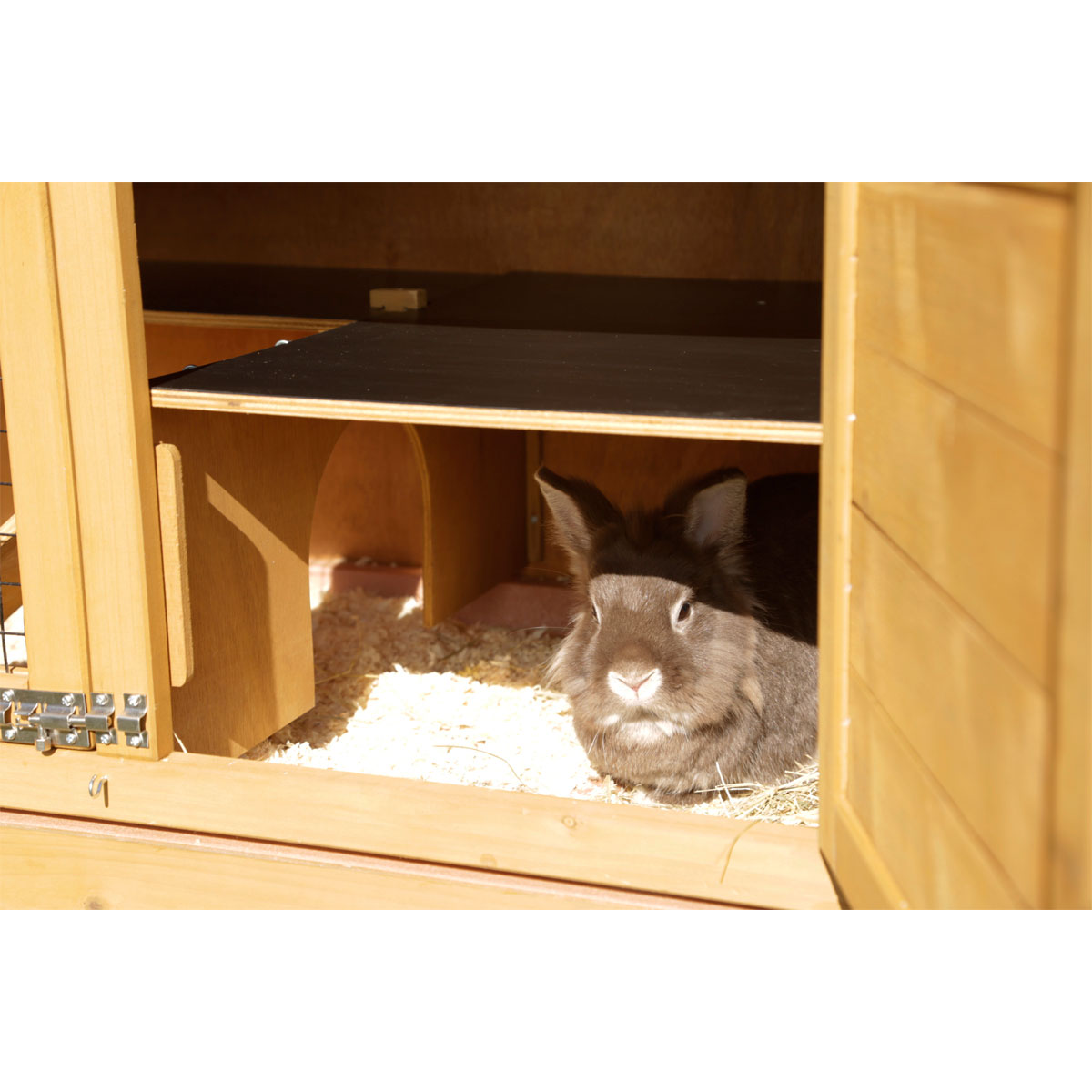 Kleintierstall Appartment Pro 118 x 130 x 61 cm braun Bild 2