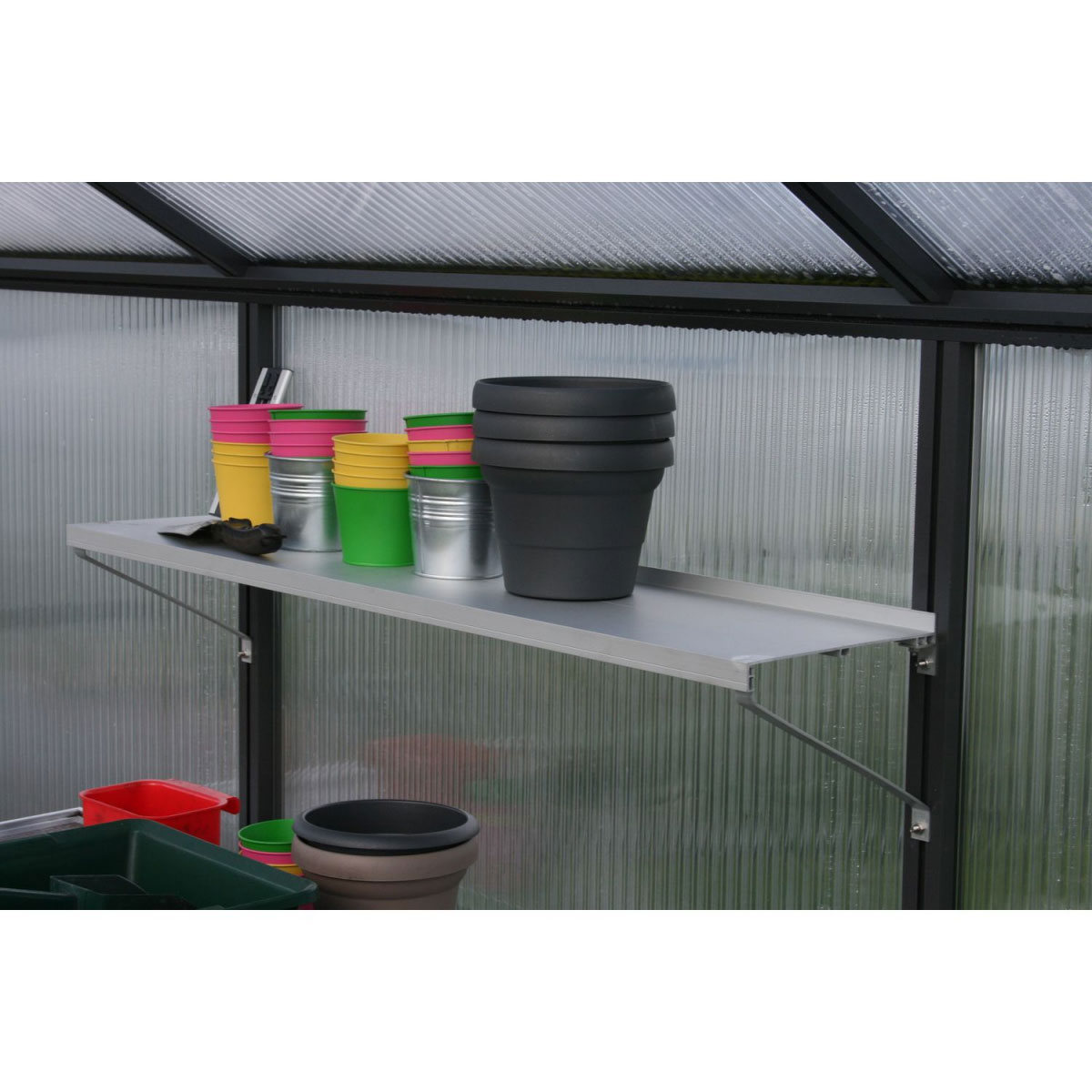 KGT Universal Aluminium Hänge-Regal 100 x 25 cm