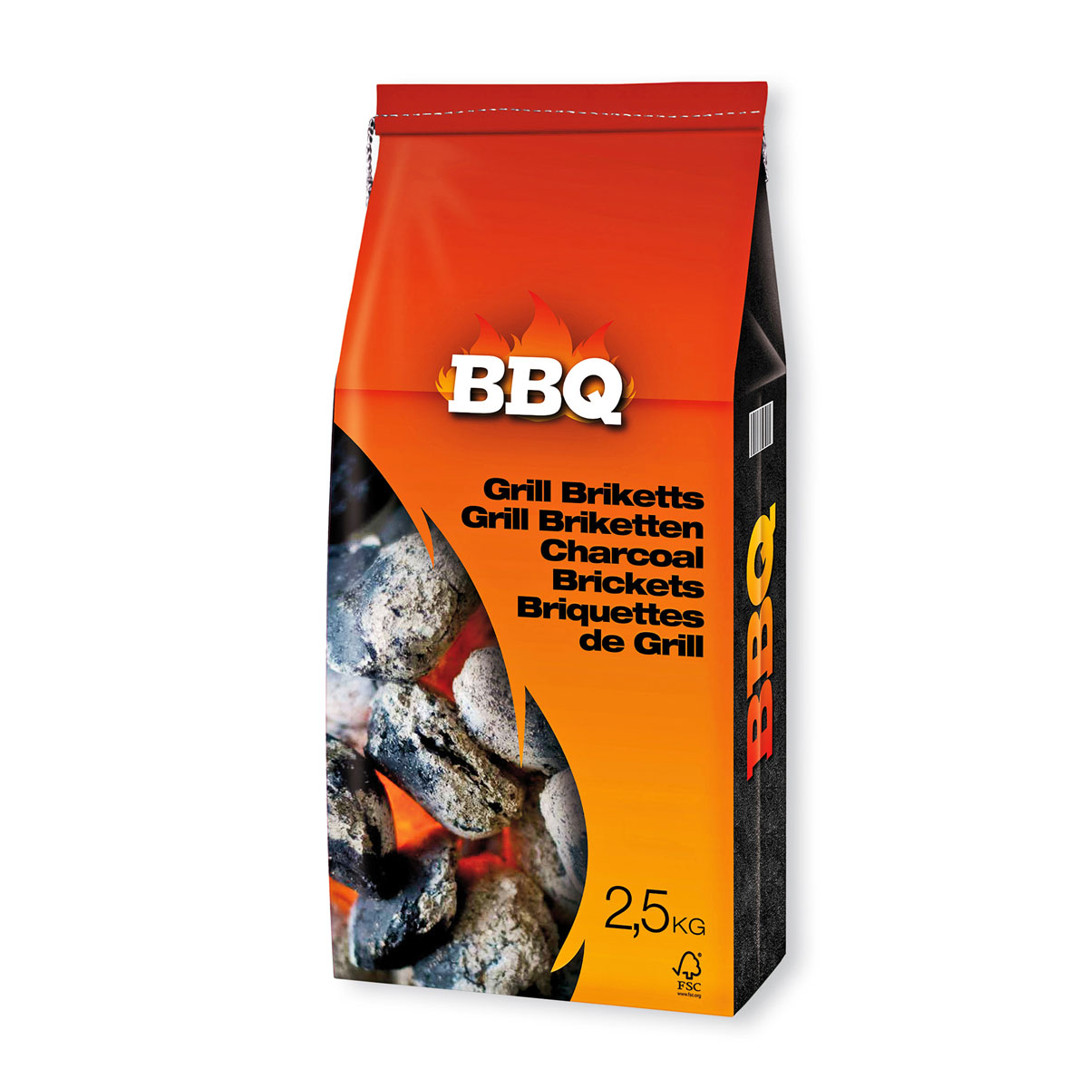 BBQ-Holzkohlebriketts 2,5 kg