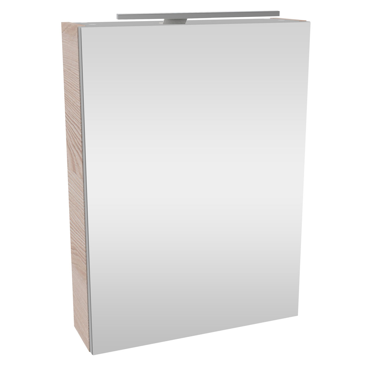 Fackelmann Gäste-WC Spiegelschrank rechts SBC 500 x 680 x 153 mm Alaska-Eiche