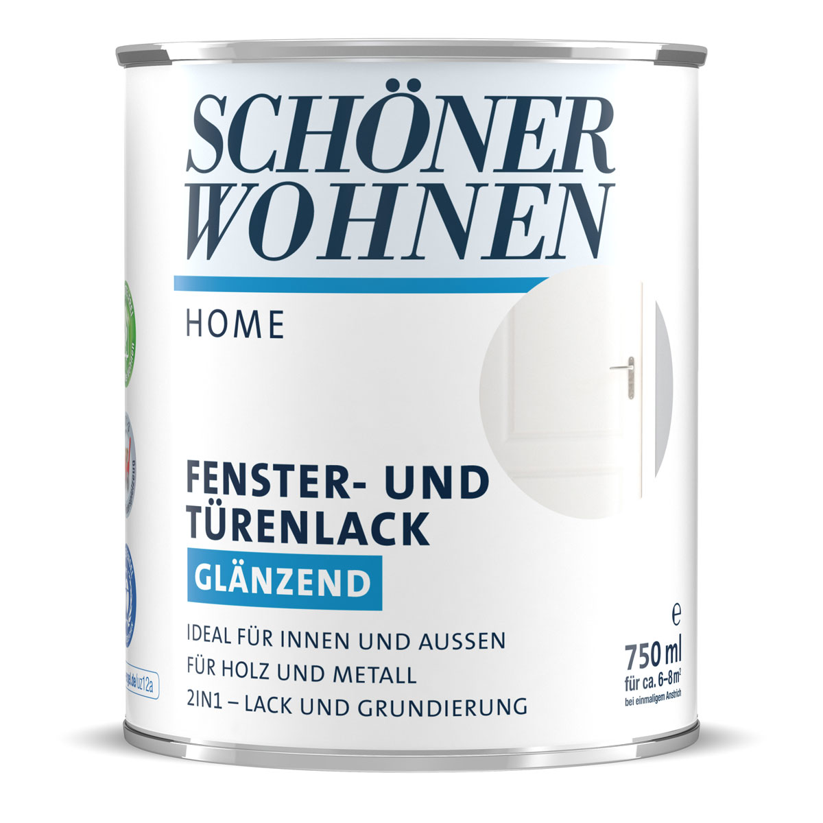 Schöner Wohnen Farbe Fenster- und Türenlack Home weiß glänzend 750 ml Schöner Wohnen Farbe Fenster- und Türenlack Home weiß glänzend 750 ml