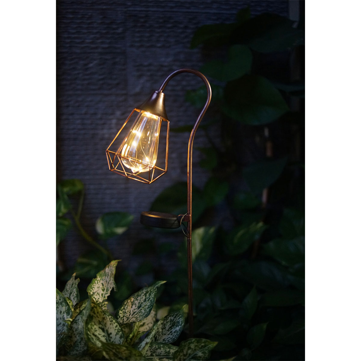 Flector LED-Solarspieß Carl inkl Akku bronzefarben Bild 3