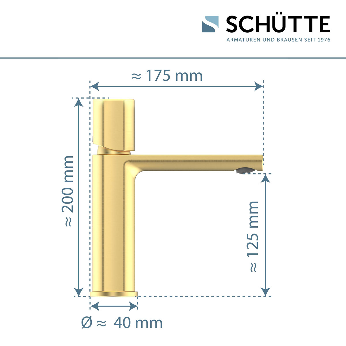 Schütte  WT-Armatur New York,gold,Kartusche mit Bild 6