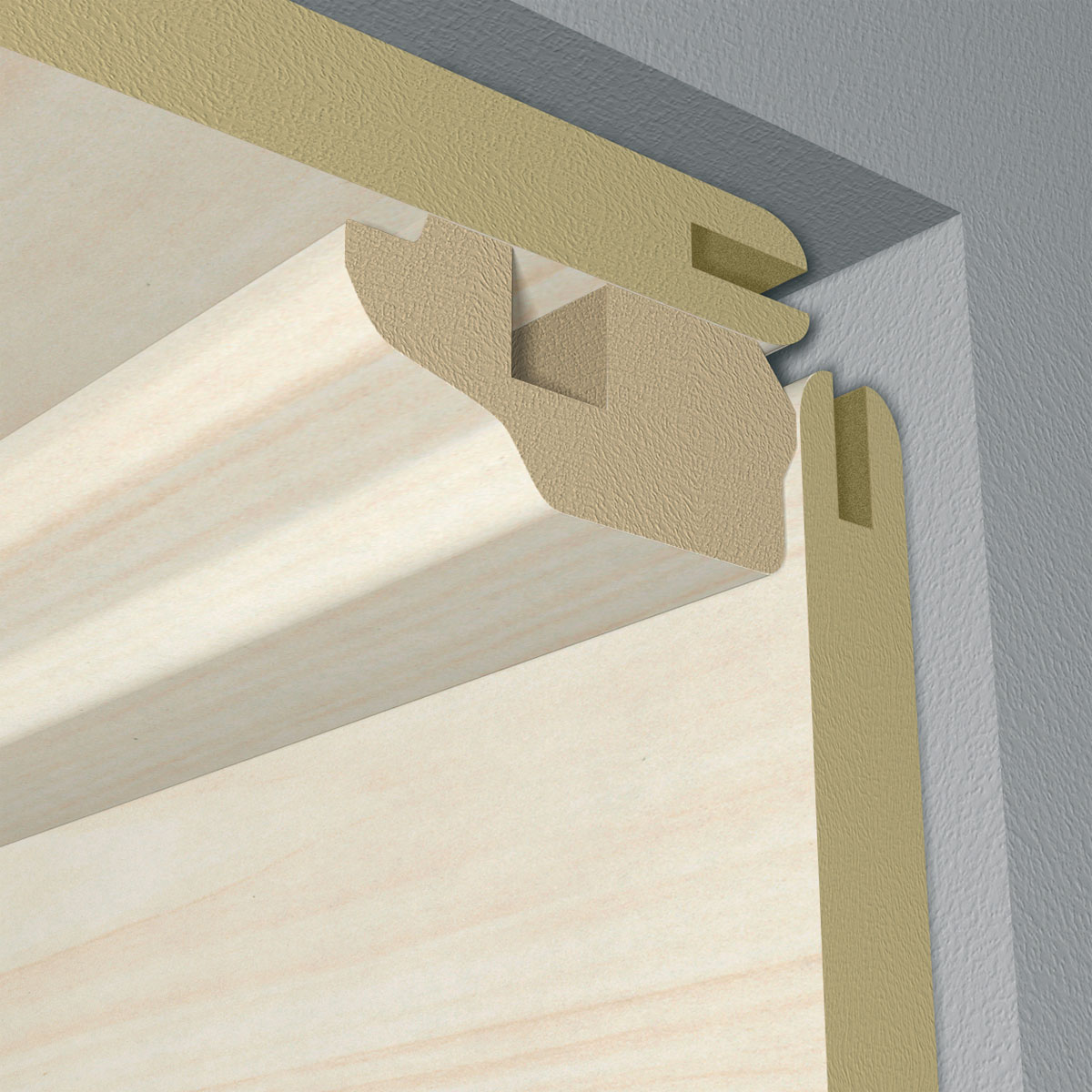 Deckenleiste Birnbaum 2,6 m