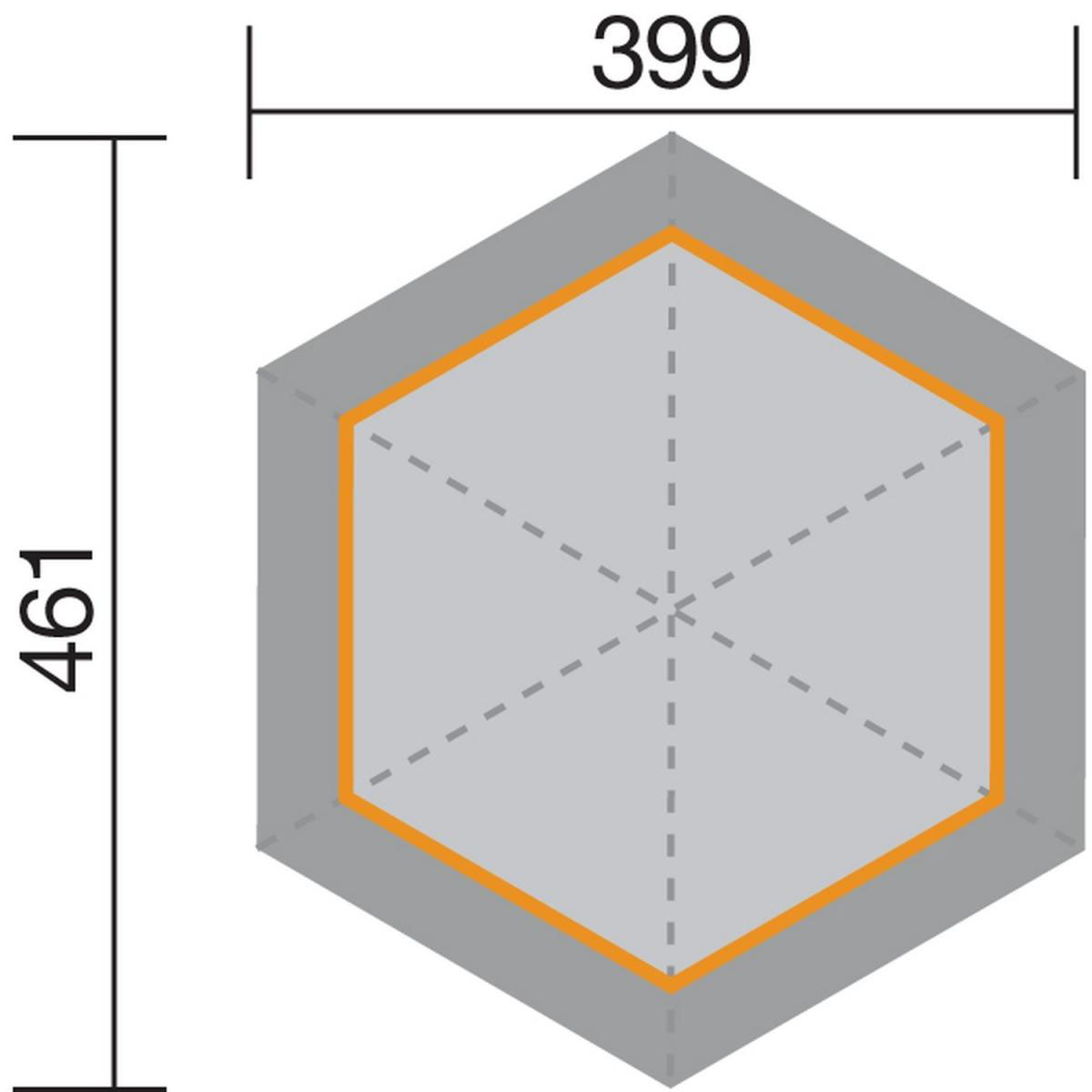 Weka Pavillon 656 Größe 2 399 x 461 x 208 cm Bild 2