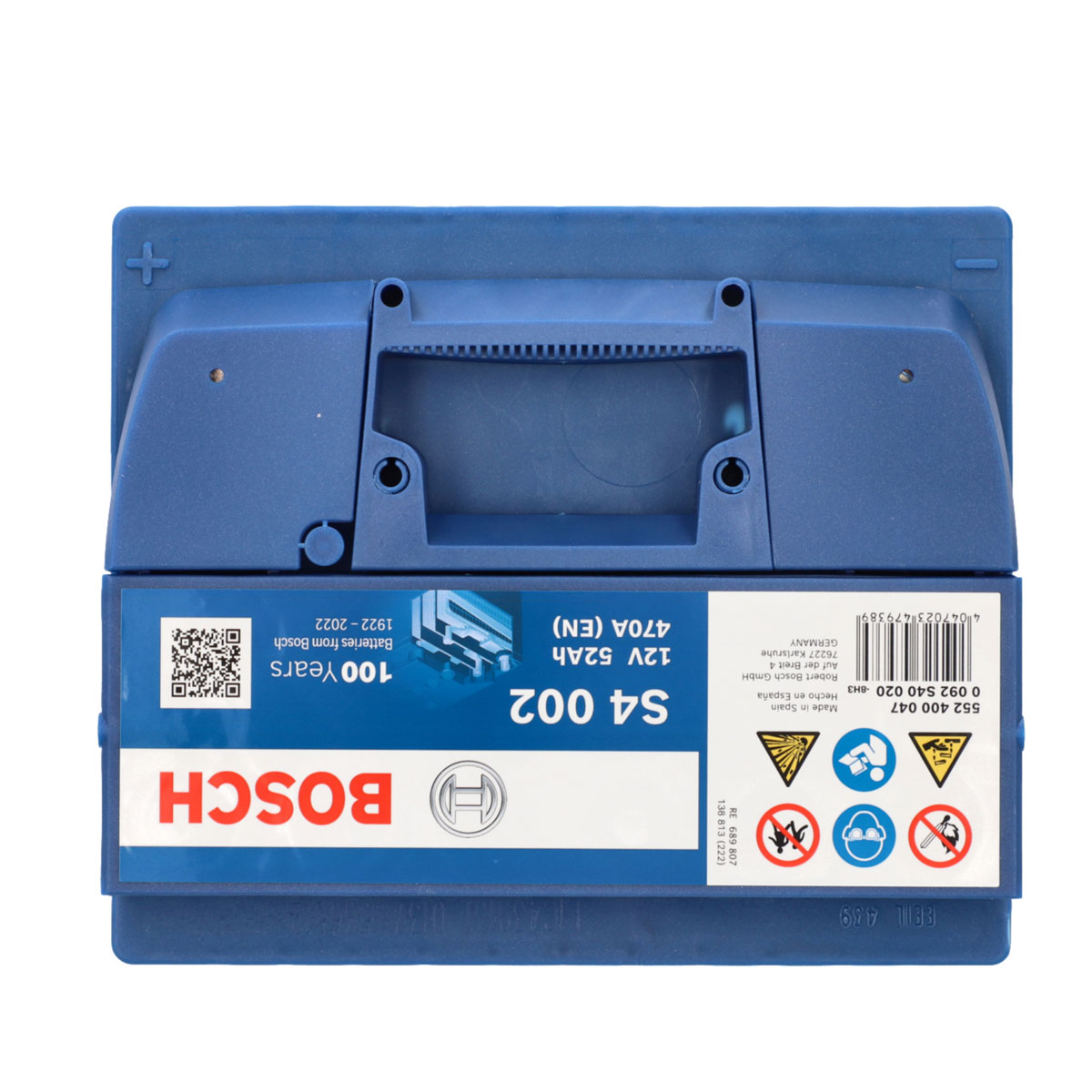 Bosch Autobatterie S4 SLI 52Ah/470A Bild 2