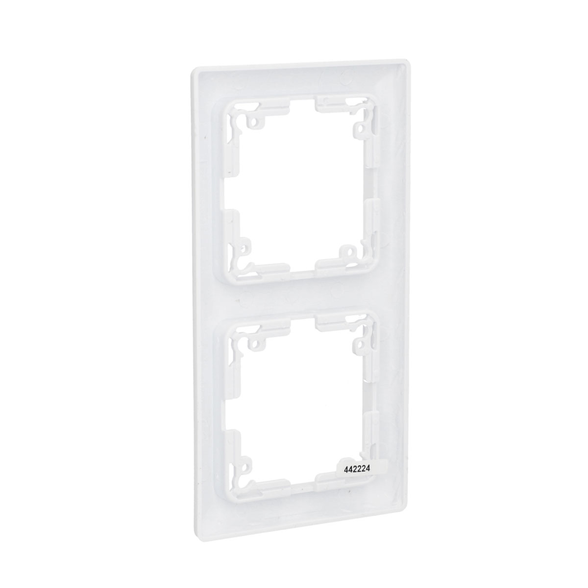 Flector Abdeckrahmen mattweiß 2-fach Bild 3