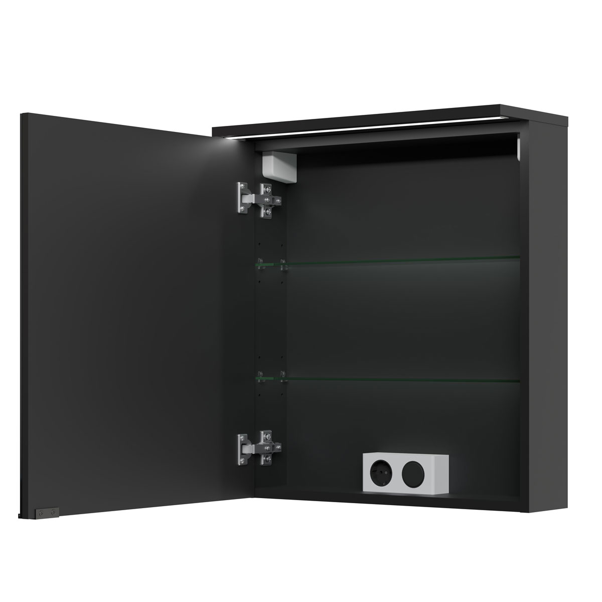 Badmöbel-Set „Mara“, Spiegelschrank + Waschtischunterschrank  Bild 7