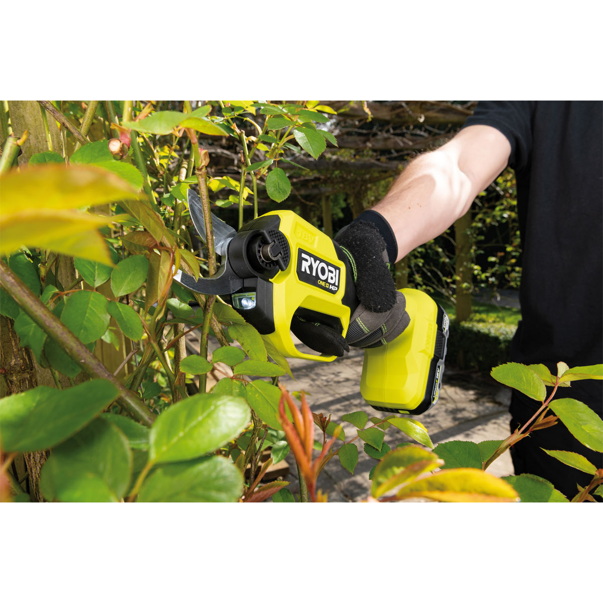 Ryobi  18V Akku-Gartenschere RY18SCXA-0 Max Schnittleistung 28 mm solo Bild 3