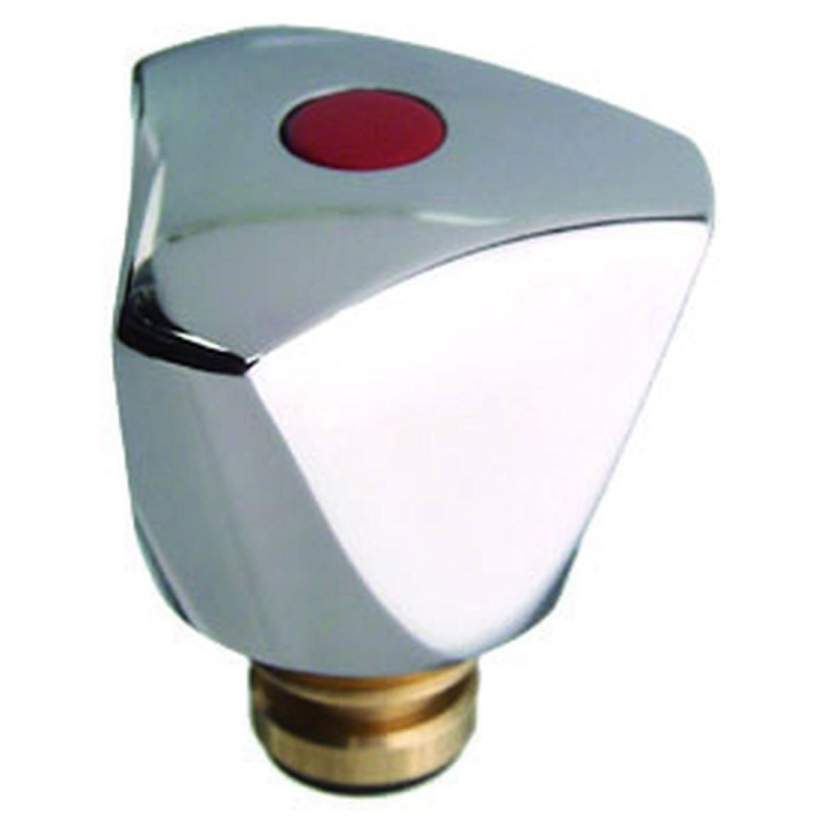 Ventiloberteil Haubengriff 1/2" blau/rot