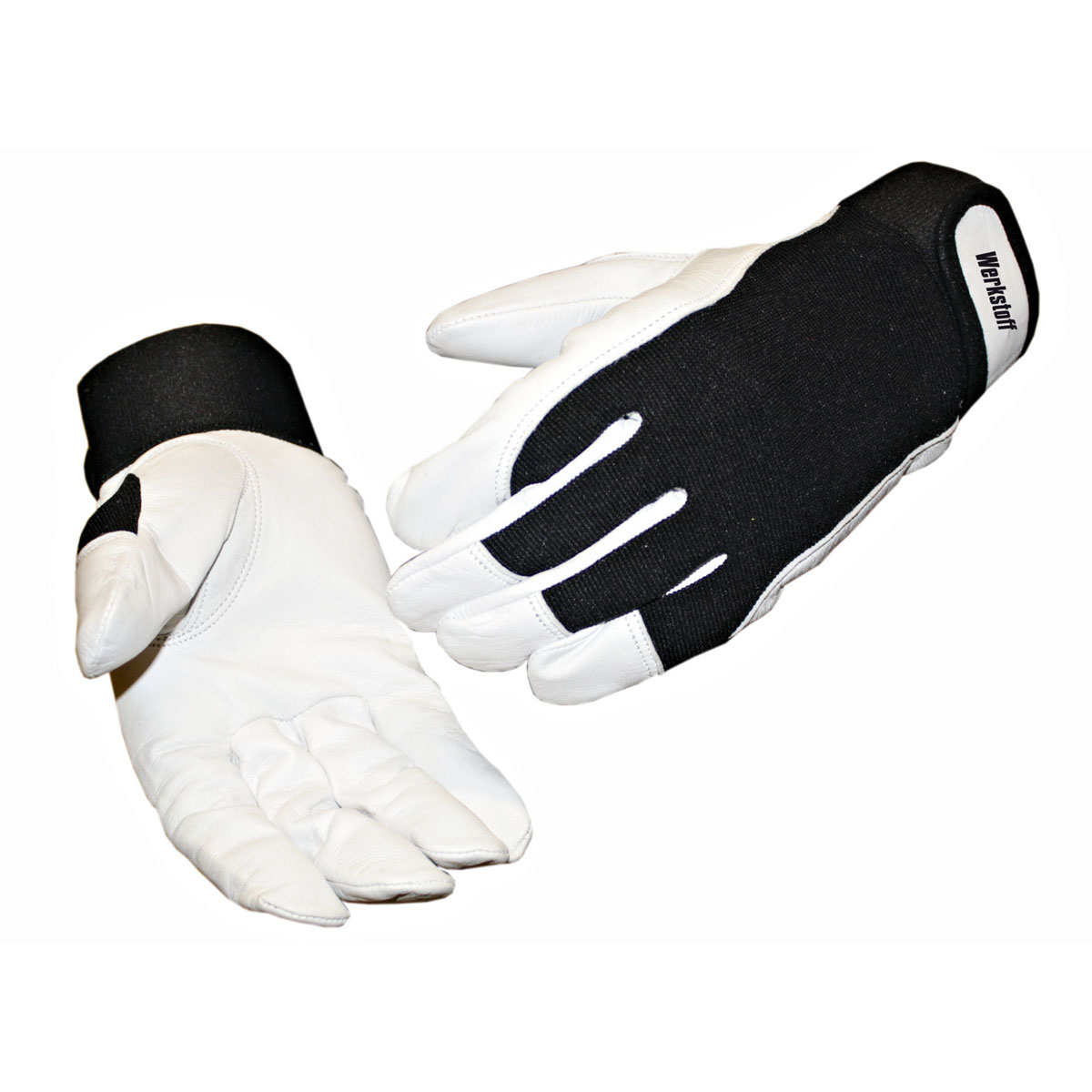 Arbeitshandschuh „AtWork Kenwo“ grau-weiß Gr. 12