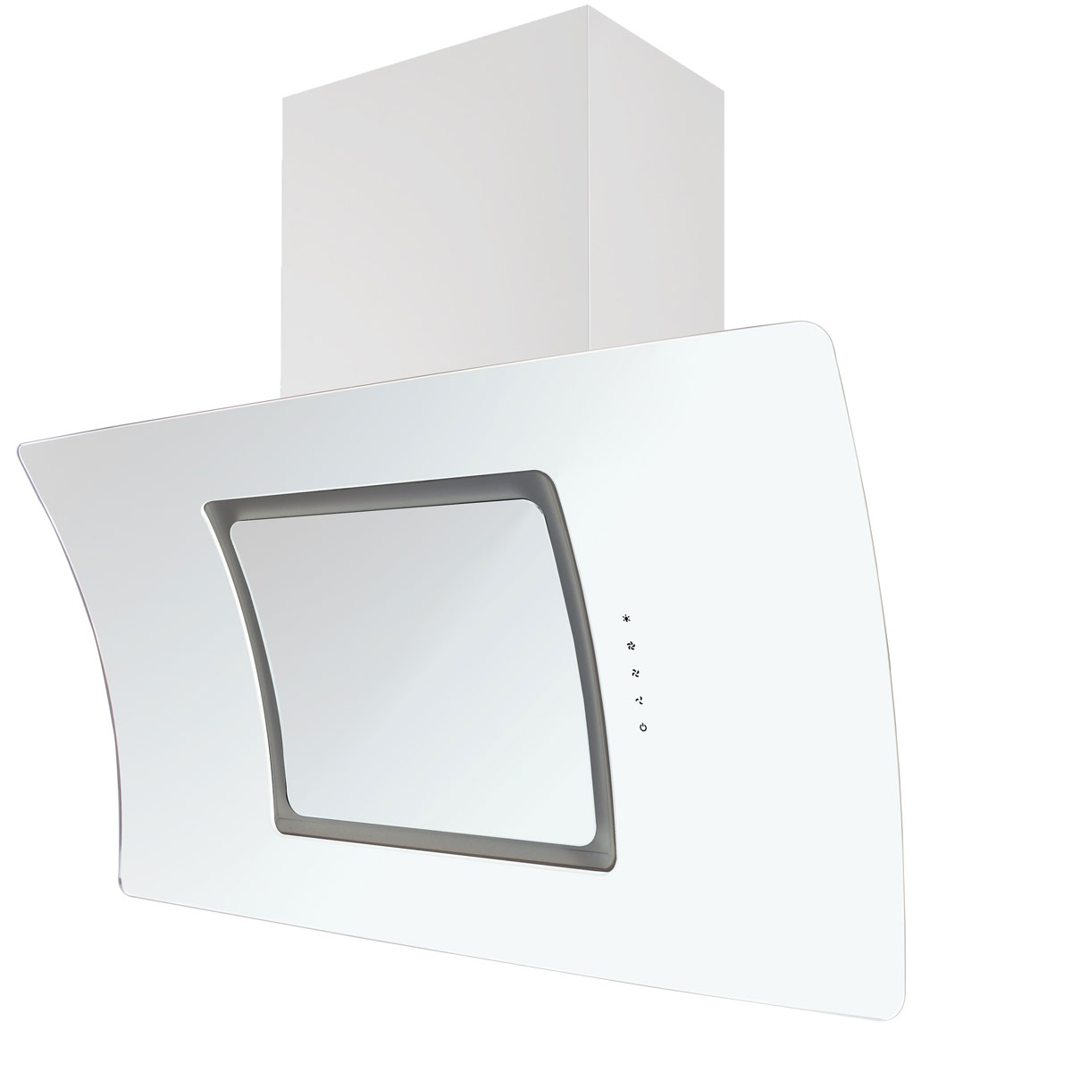 Respekta Schräghaube CH55090WA kopffrei 90 cm weiß