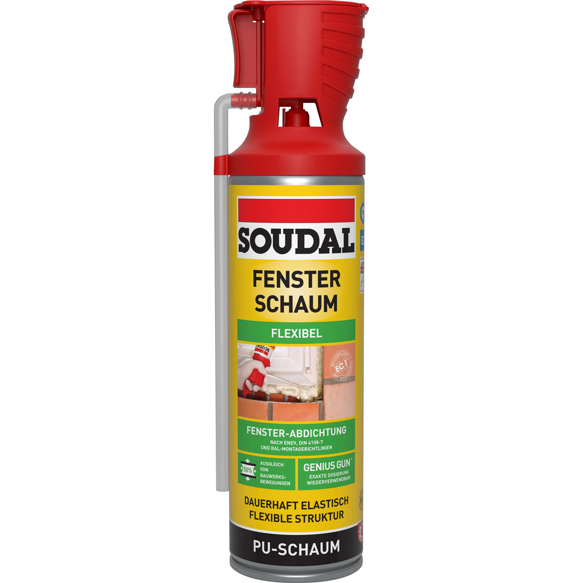 Soudal Fensterschaum champagner auch für Türrahmen 500 ml
