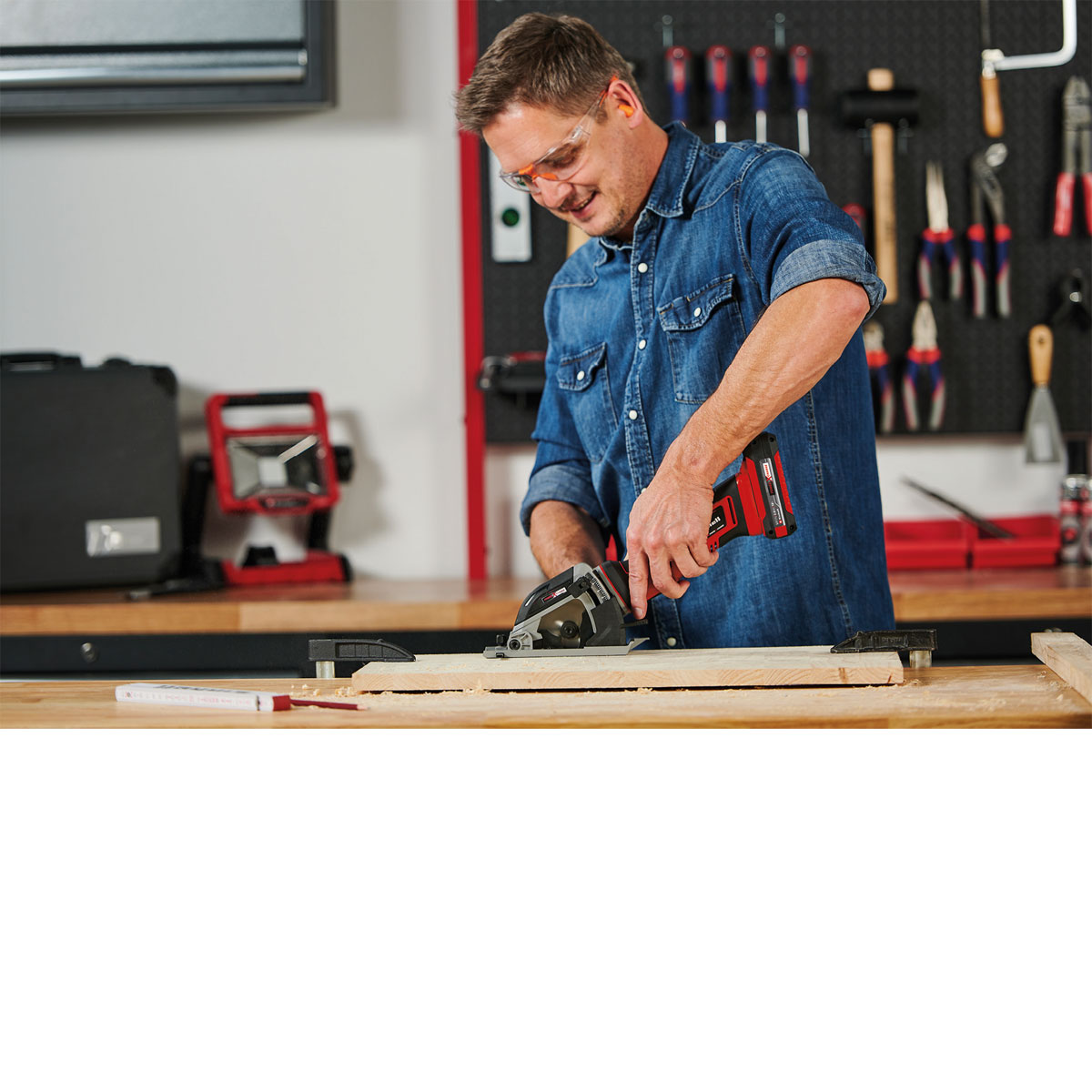 Einhell Akku-Mini-Handkreissäge TE-CS 18/89 Li-Solo Bild 4