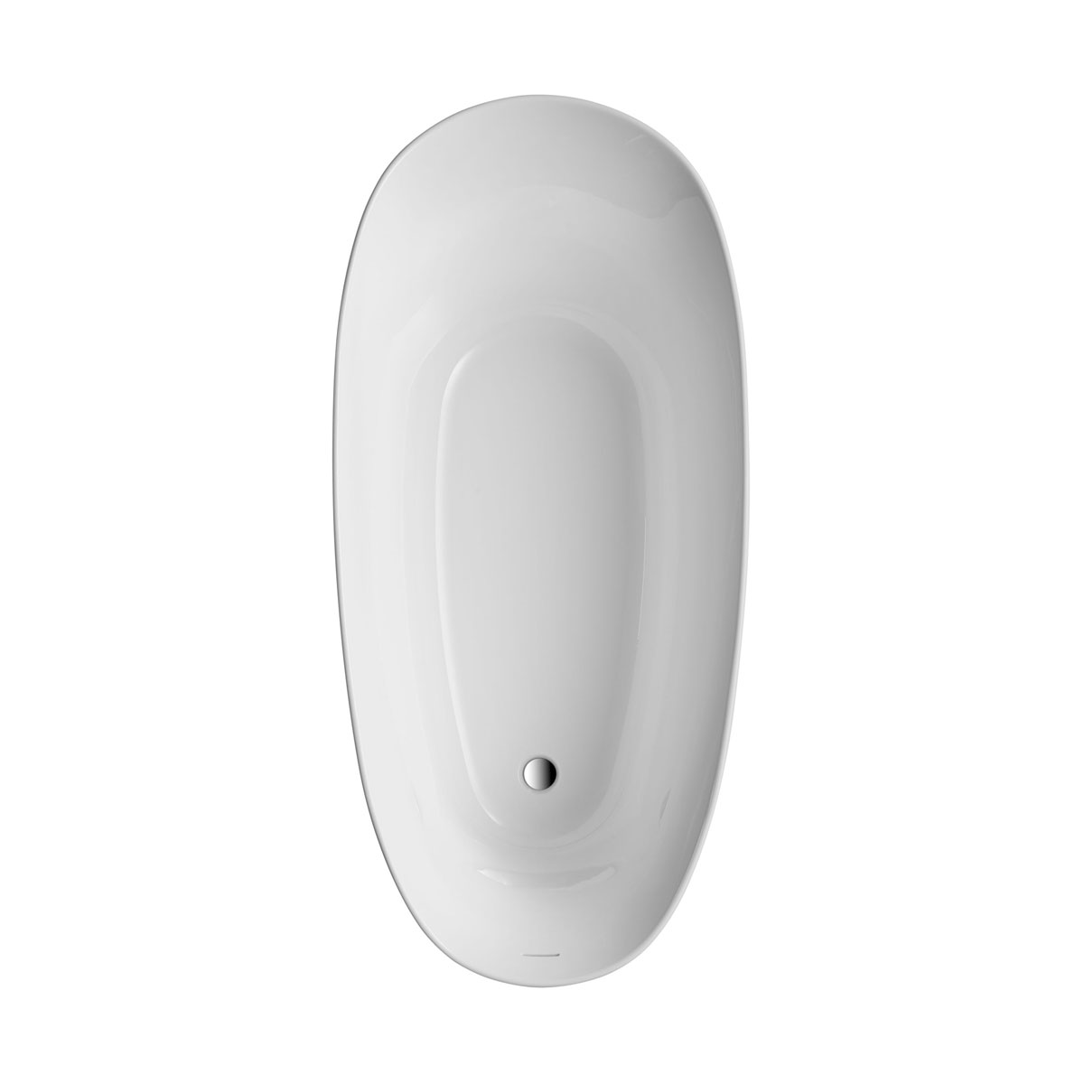 Ottofond Freistehende Badewanne Aviva 180 x 85 cm schwarz/weiß Bild 3