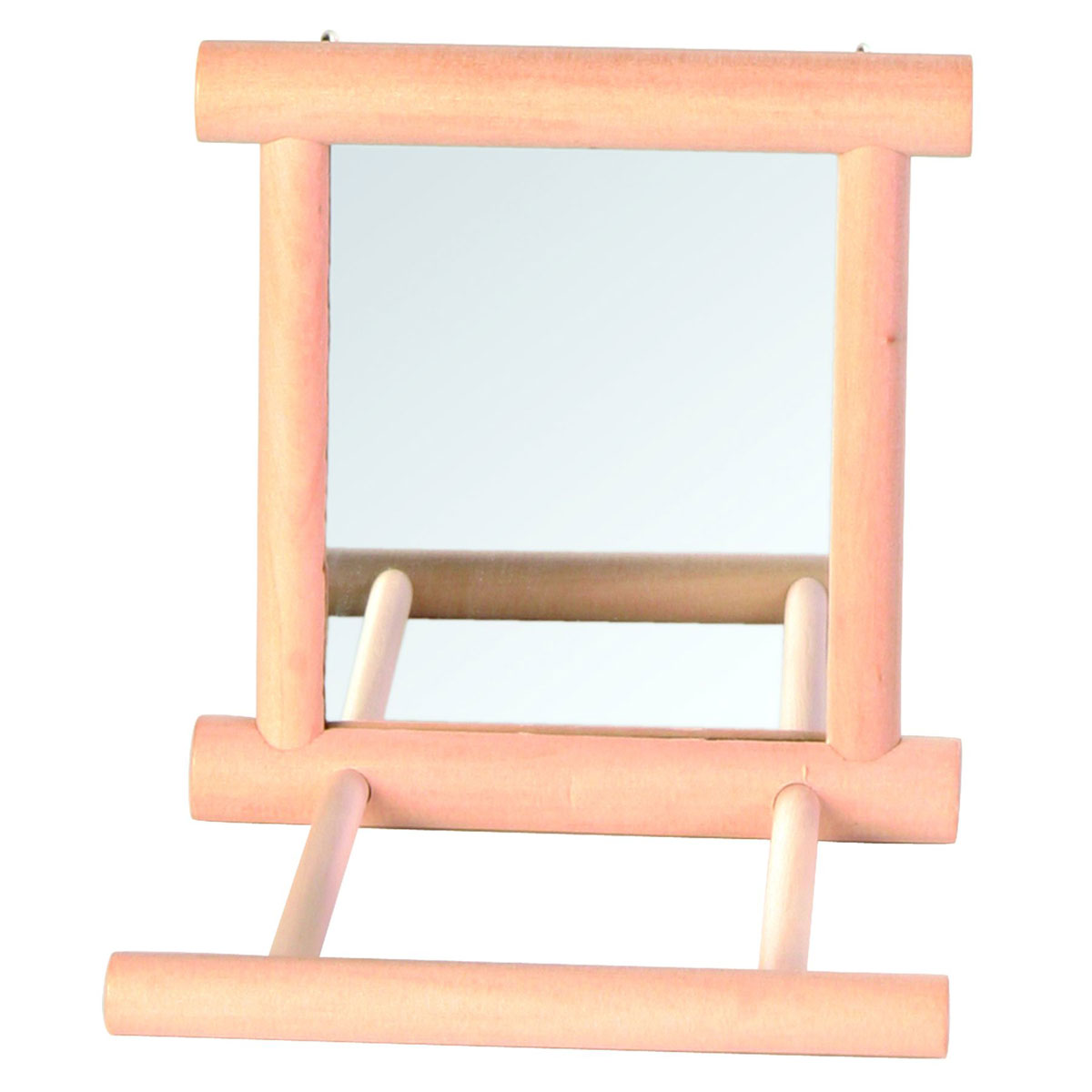 Trixie  Spiegel mit Holzrahmen 9 x 9 cm