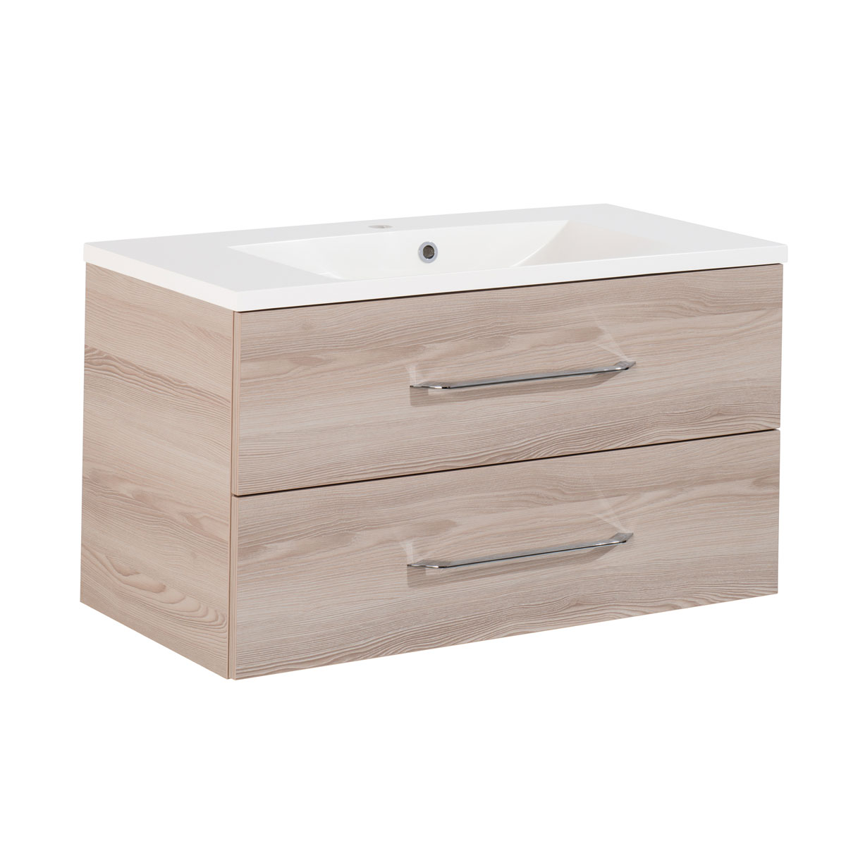 Fackelmann Waschtisch-Set B.clever 90 x 51 x 46 cm Alaska-Esche Bild 1