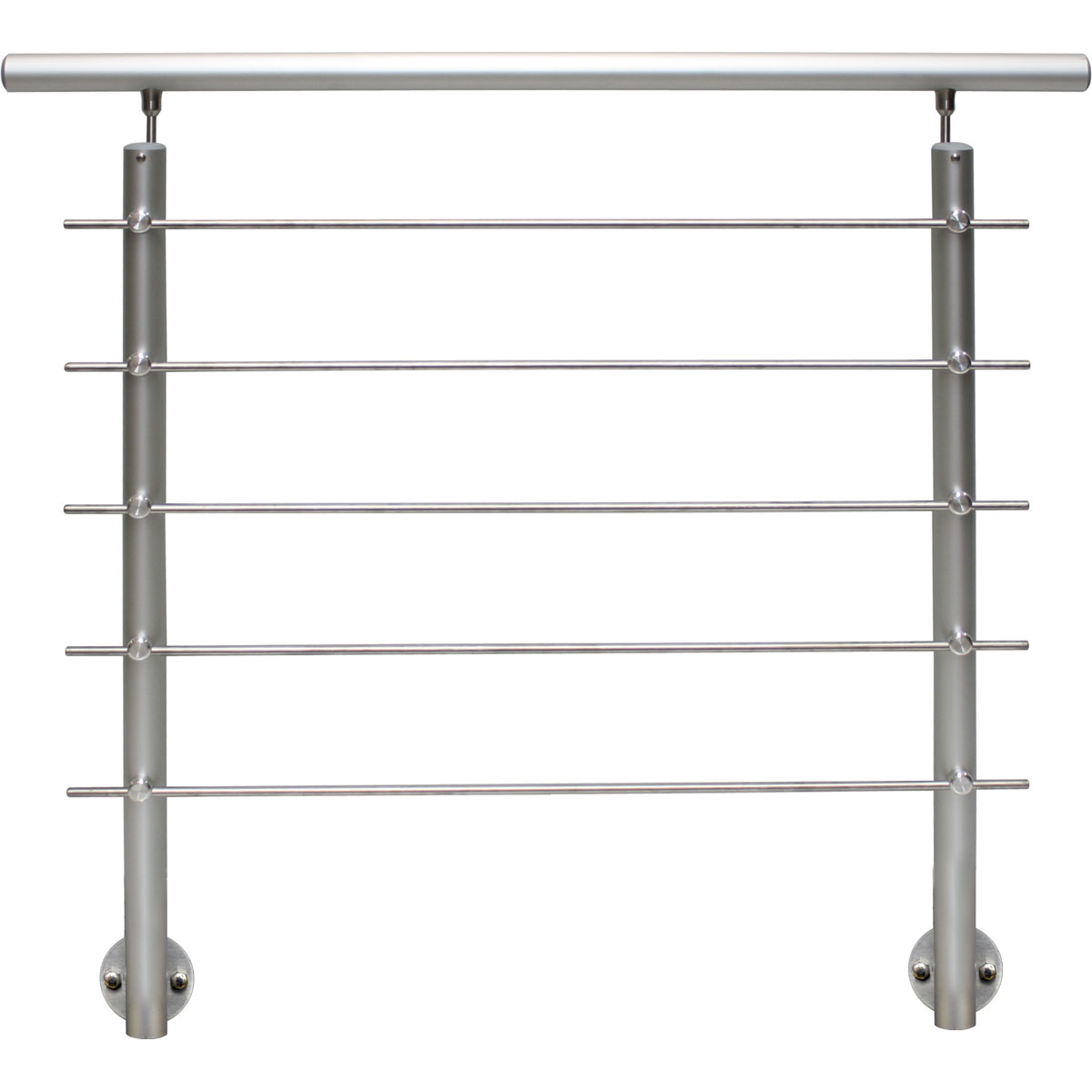 Aluminium Geländerset seitliche Montage AB5