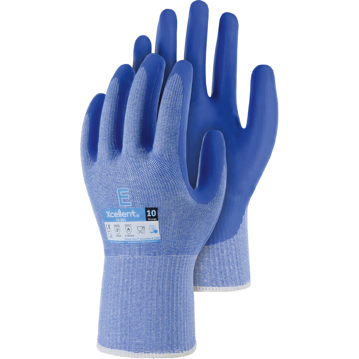 Triuso Handschuh mit Nitril-Beschichtung Cut E Stahlfaser