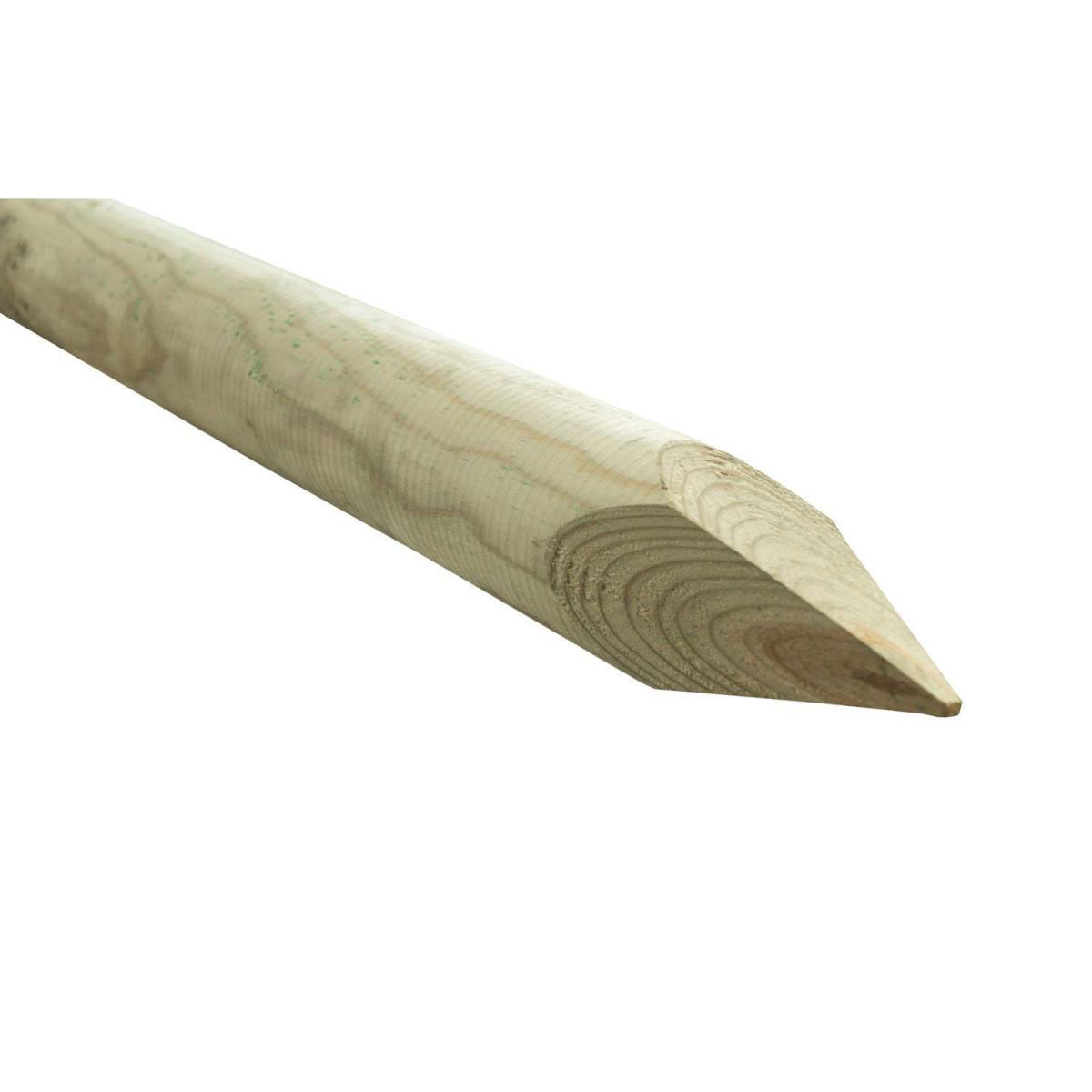 Rundpfosten 8 x 200 cm gepitzt