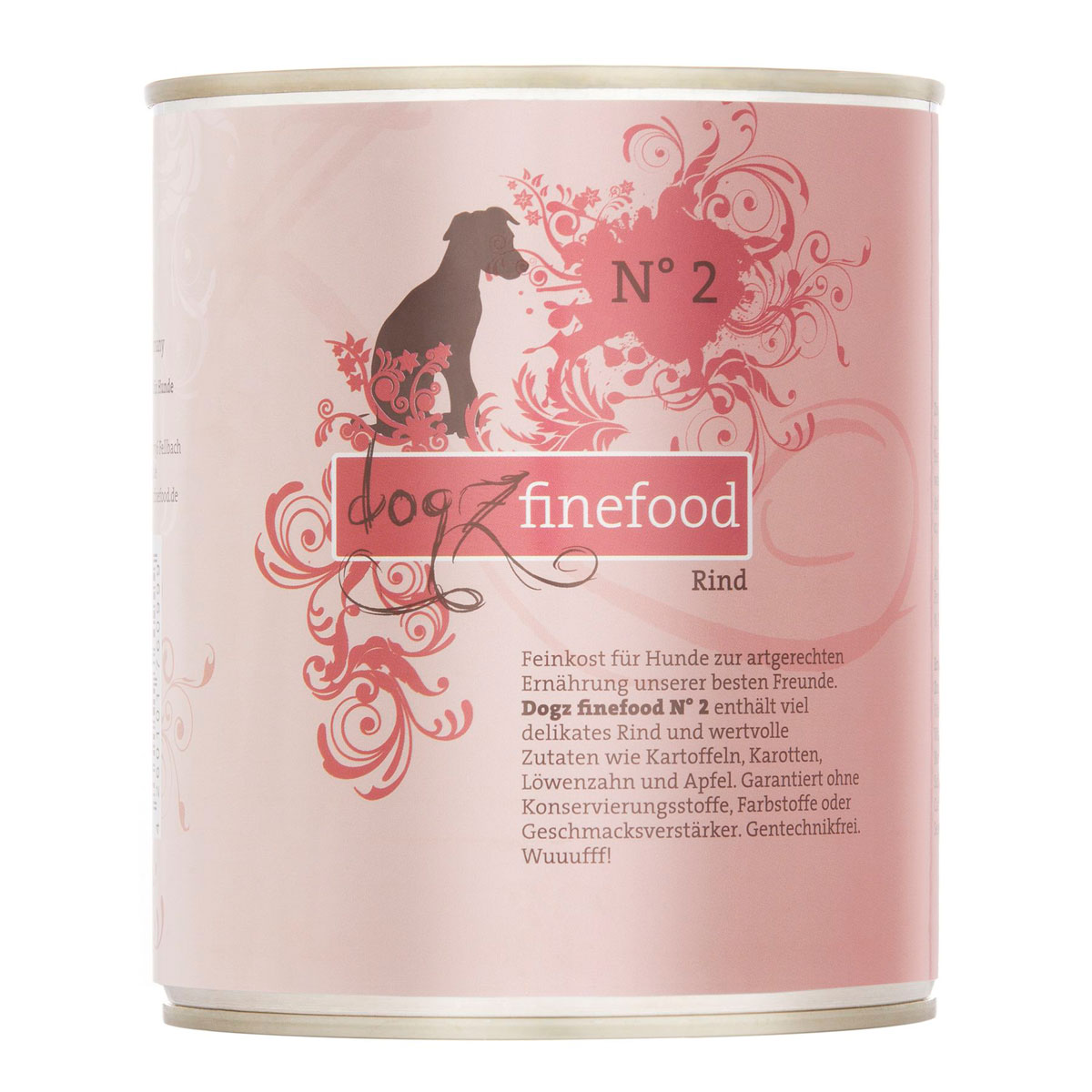 Dogz finefood Dose No 2 Rind 800g