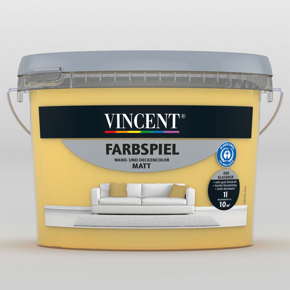 Vincent Farbspiel Sonnenhut matt 1 L Vincent Farbspiel Sonnenhut matt 1 L