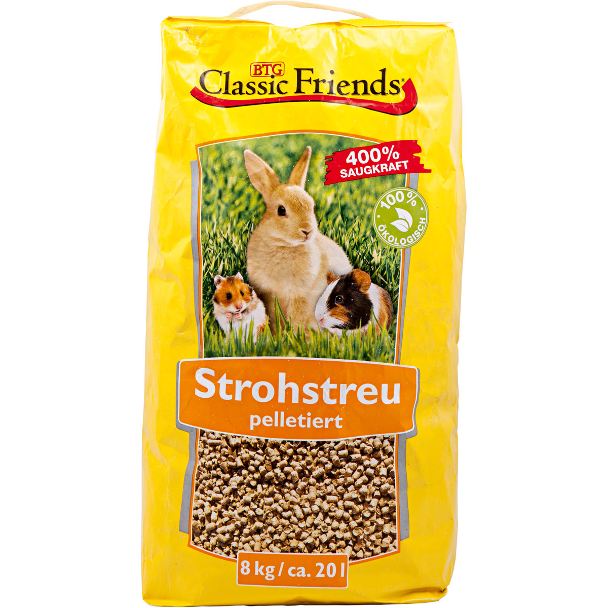 Classic Friends Strohstreu-Pellets 8kg ca 20l Bild 1