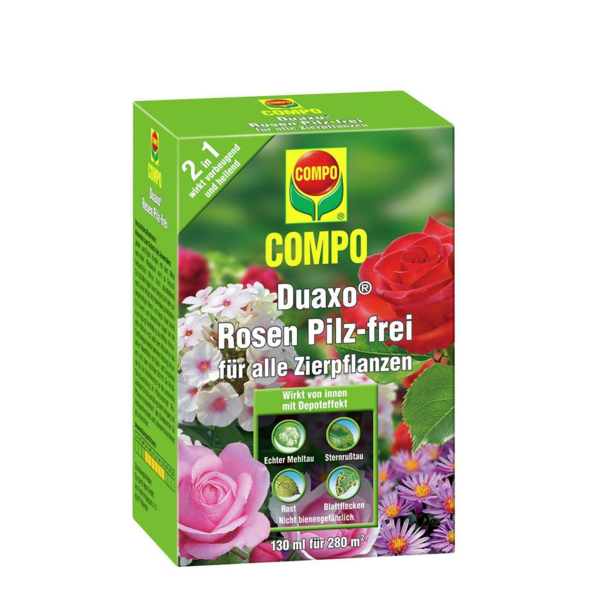 Compo Duaxo Rosen Pilz-frei für alle Zierpflanzen 130 ml