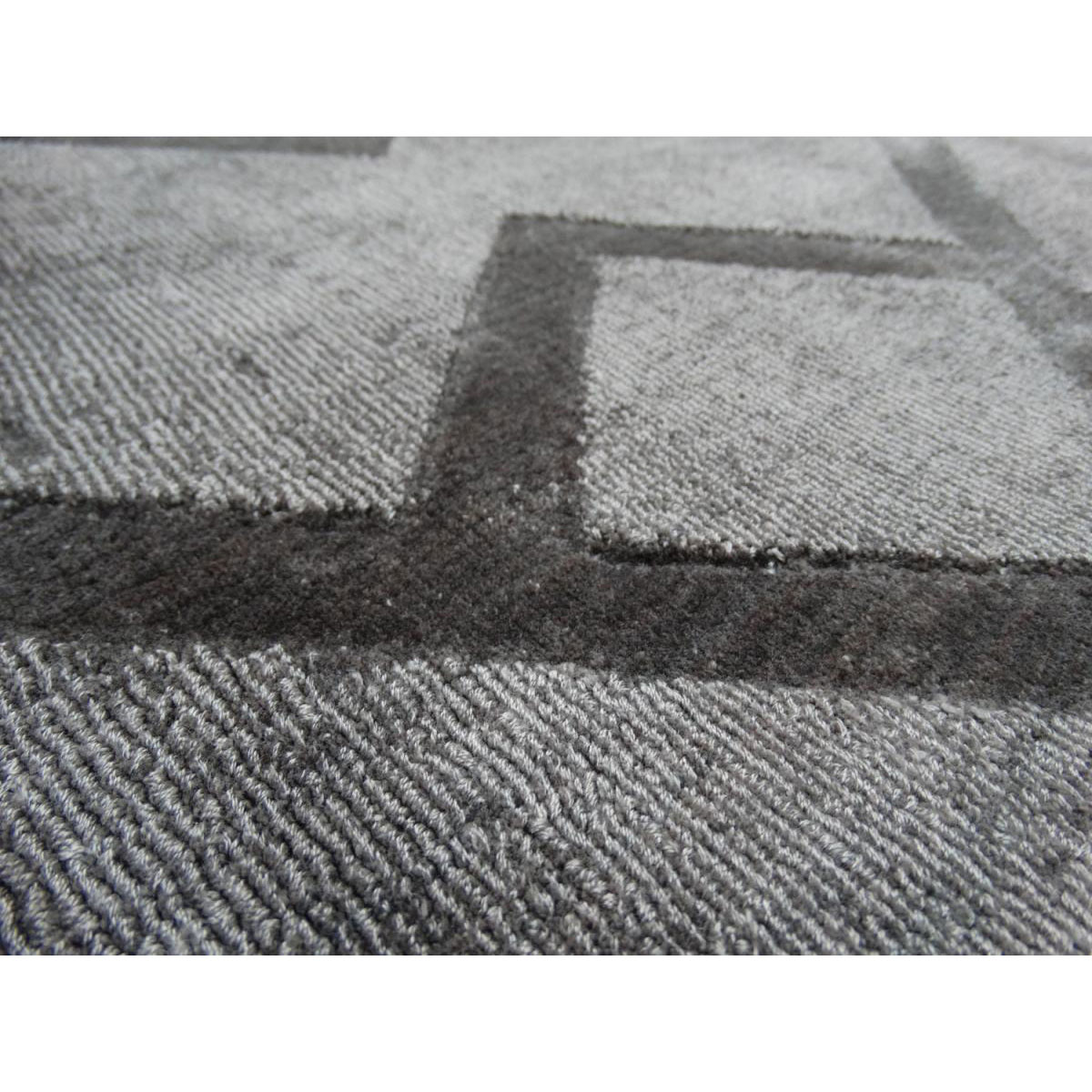 Kurzflorteppich „Luxury 310“ Grau/Anthrazit, 160x230cm Bild 3