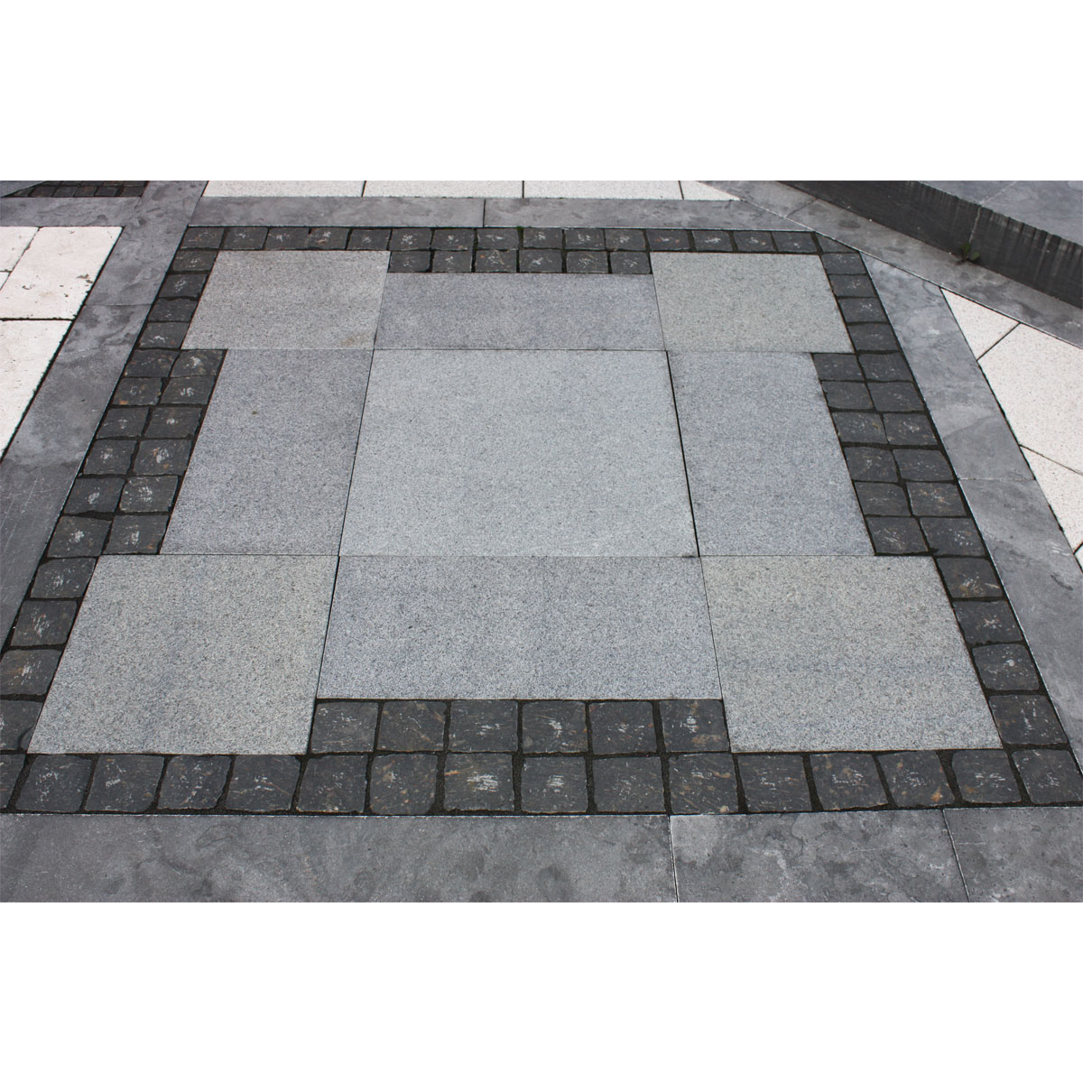 Pflasterstein BASALT 9 x 9 x 9 cm anthrazit