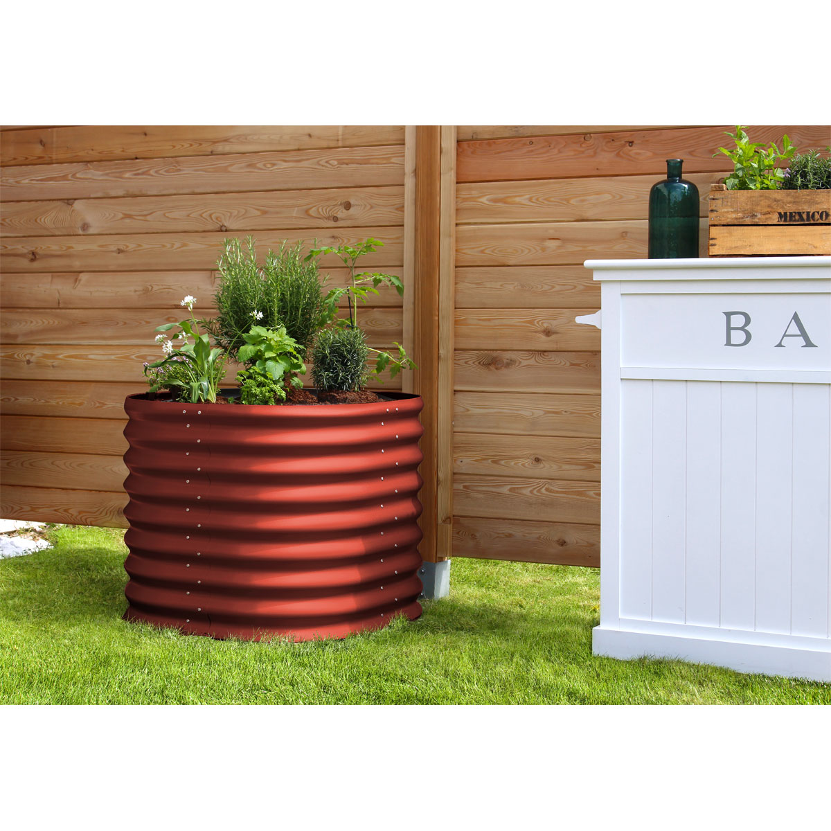 Vitavia  Hochbeet Terra rund rubin Bild 3