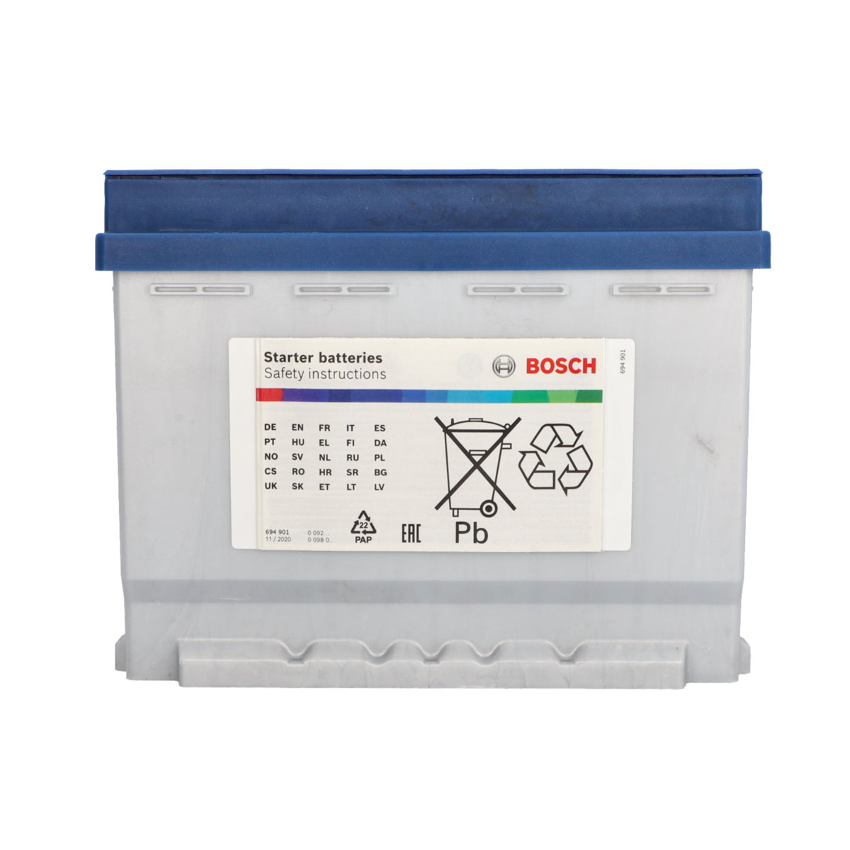 Bosch Autobatterie S4 EFB 60Ah/640A Bild 4