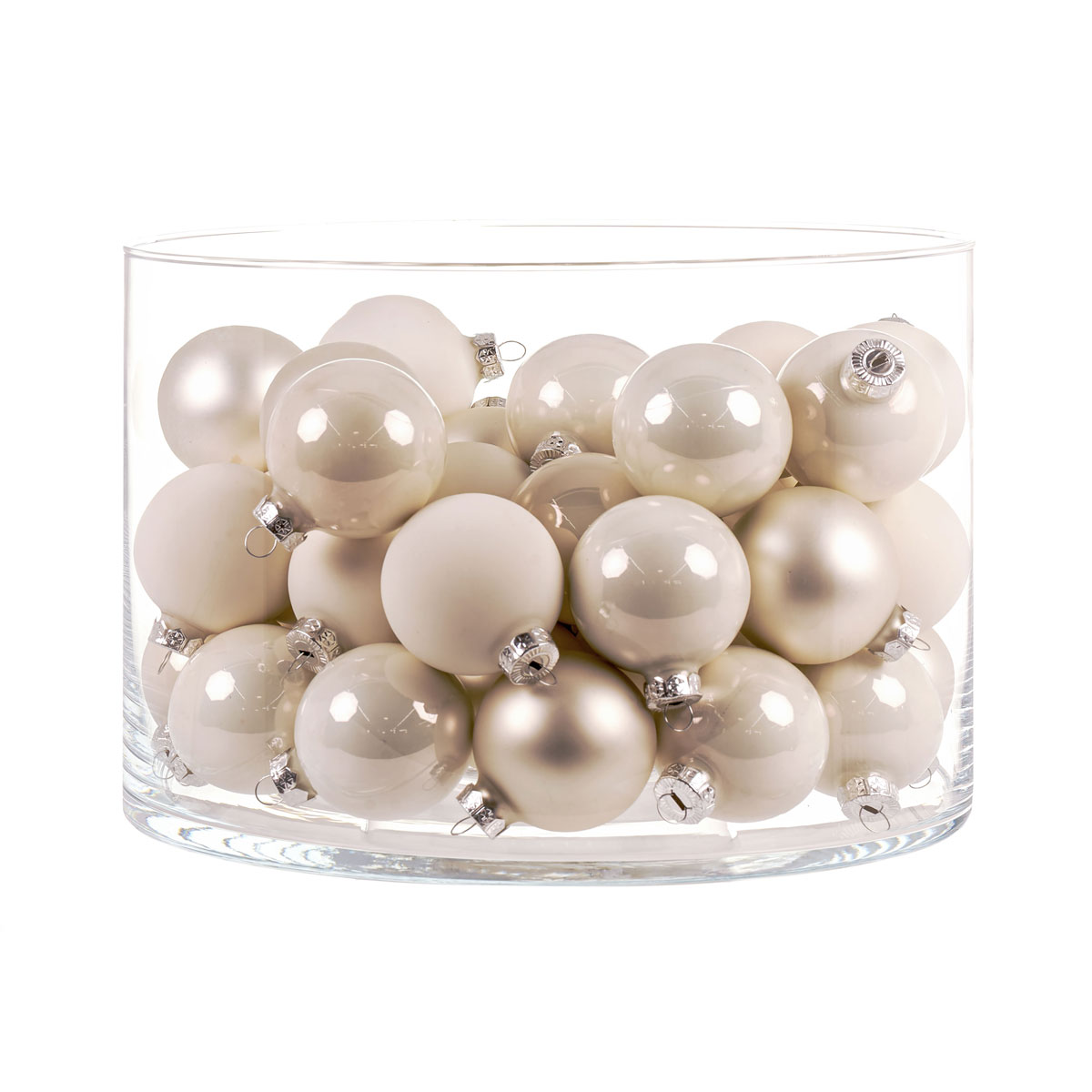 Weißer Baumschmuck 