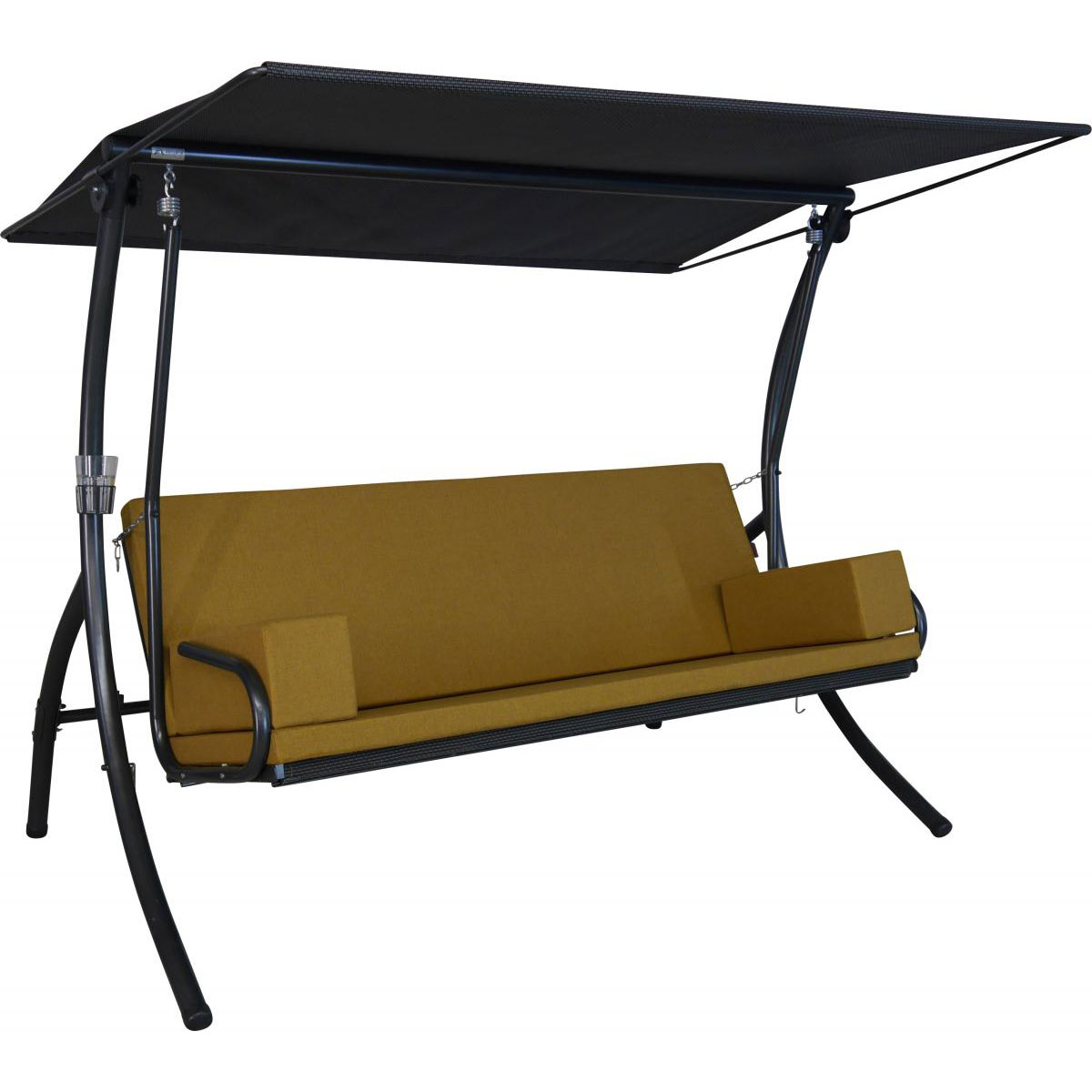 Angerer Freizeitmöbel GmbH Hollywoodschaukel „Elegance Tolar“, ocker