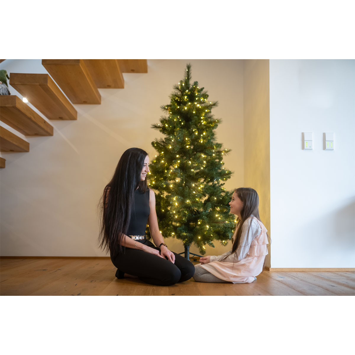 Künstlicher Weihnachtsbaum Mesa Fichte inkl. LEDs 180 cm Grün Bild 2