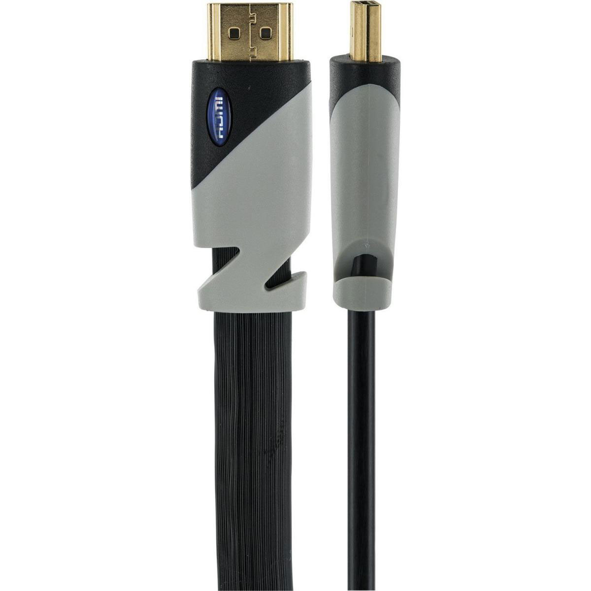 Schwaiger HDMI-Flachverbinder schwarz 1,5 m Bild 3