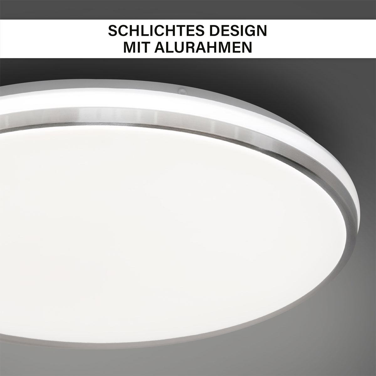 Decken- und Wandleuchte SHINING FRAME LED ALU 18W Bild 4