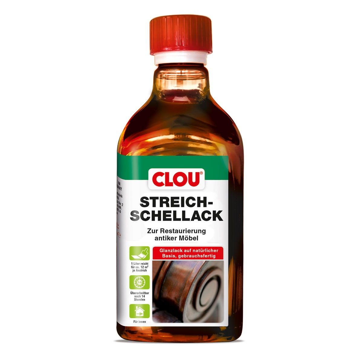 Streich-Schellack natur 250 ml