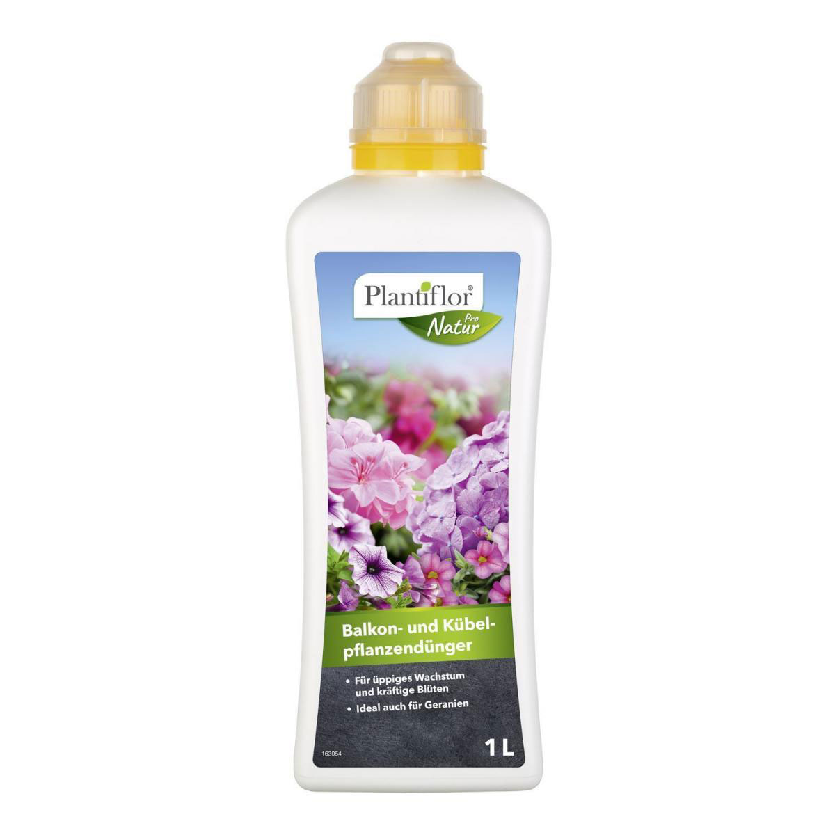 Plantiflor Balkon- und Kübelpflanzendünger 1 L