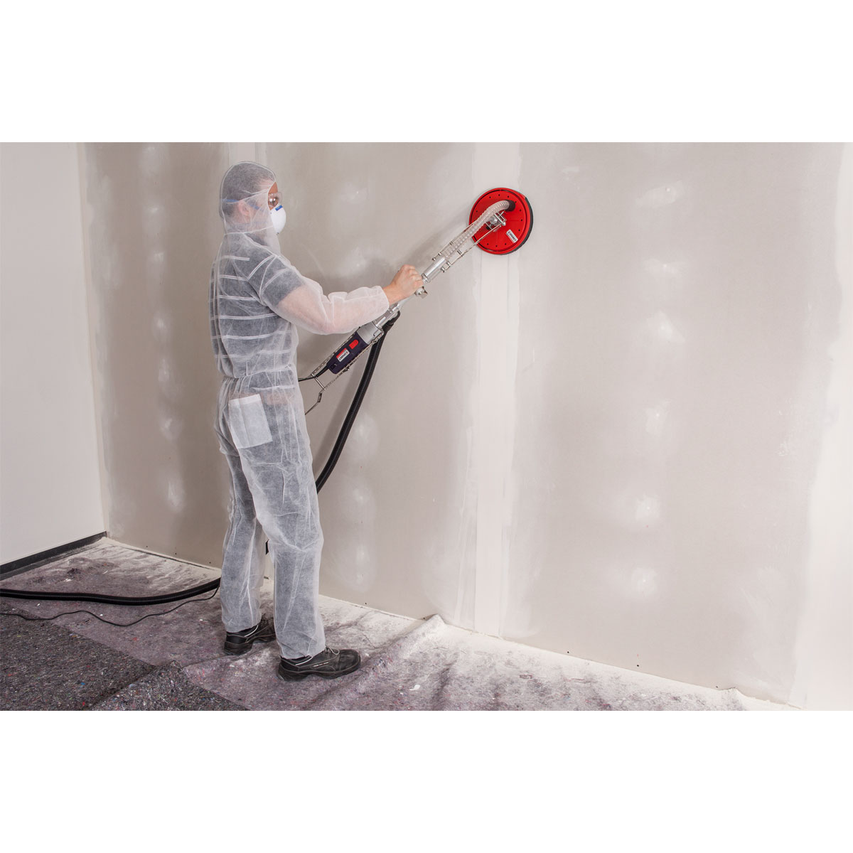 Wolfcraft  5 Haft-Schleifgitter für Gipskarton Durchmesser 225 mm Körnung 120 Bild 3