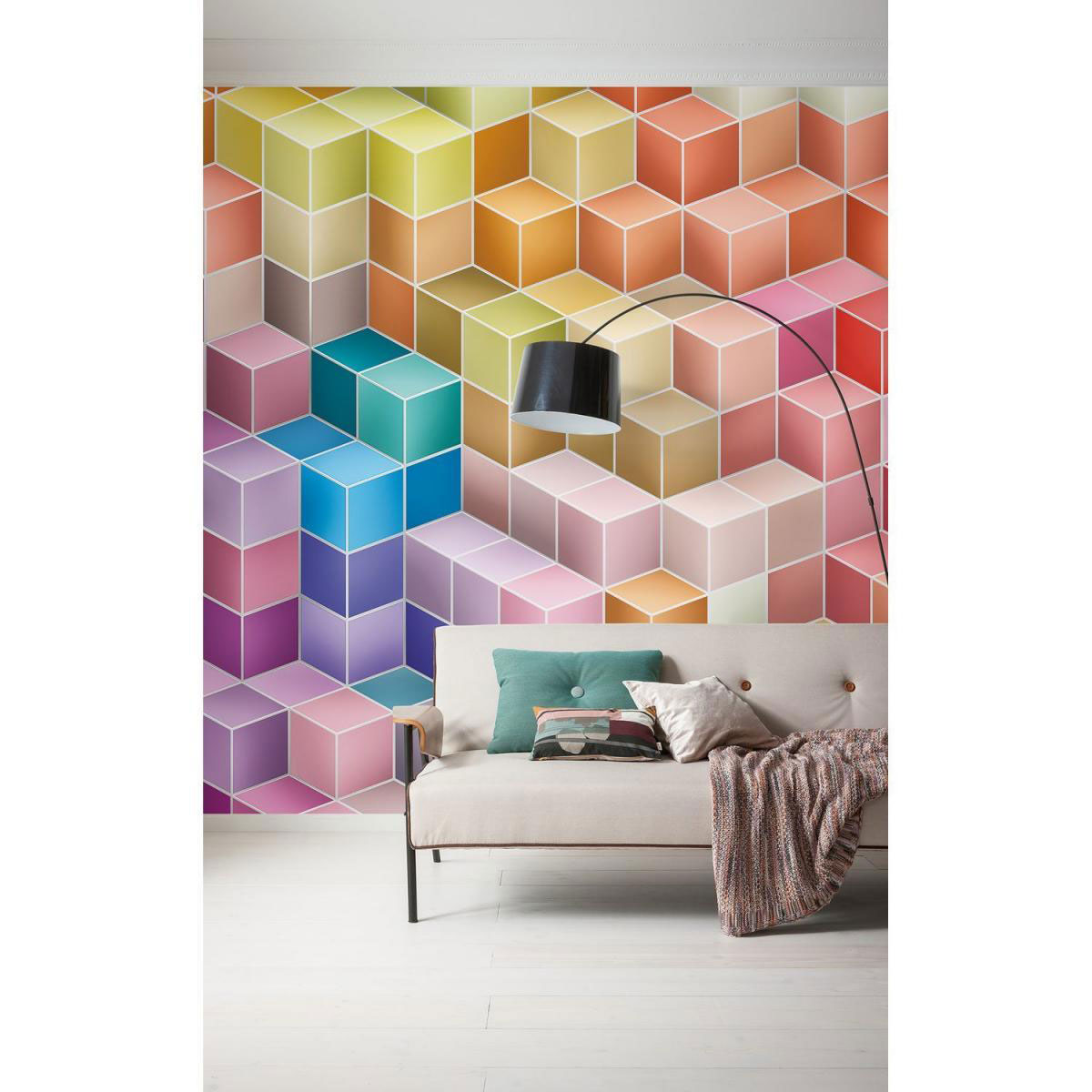 Komar Vlies-Fototapete Happy Blocks 3-teilig 300 x 250 cm Bild 2