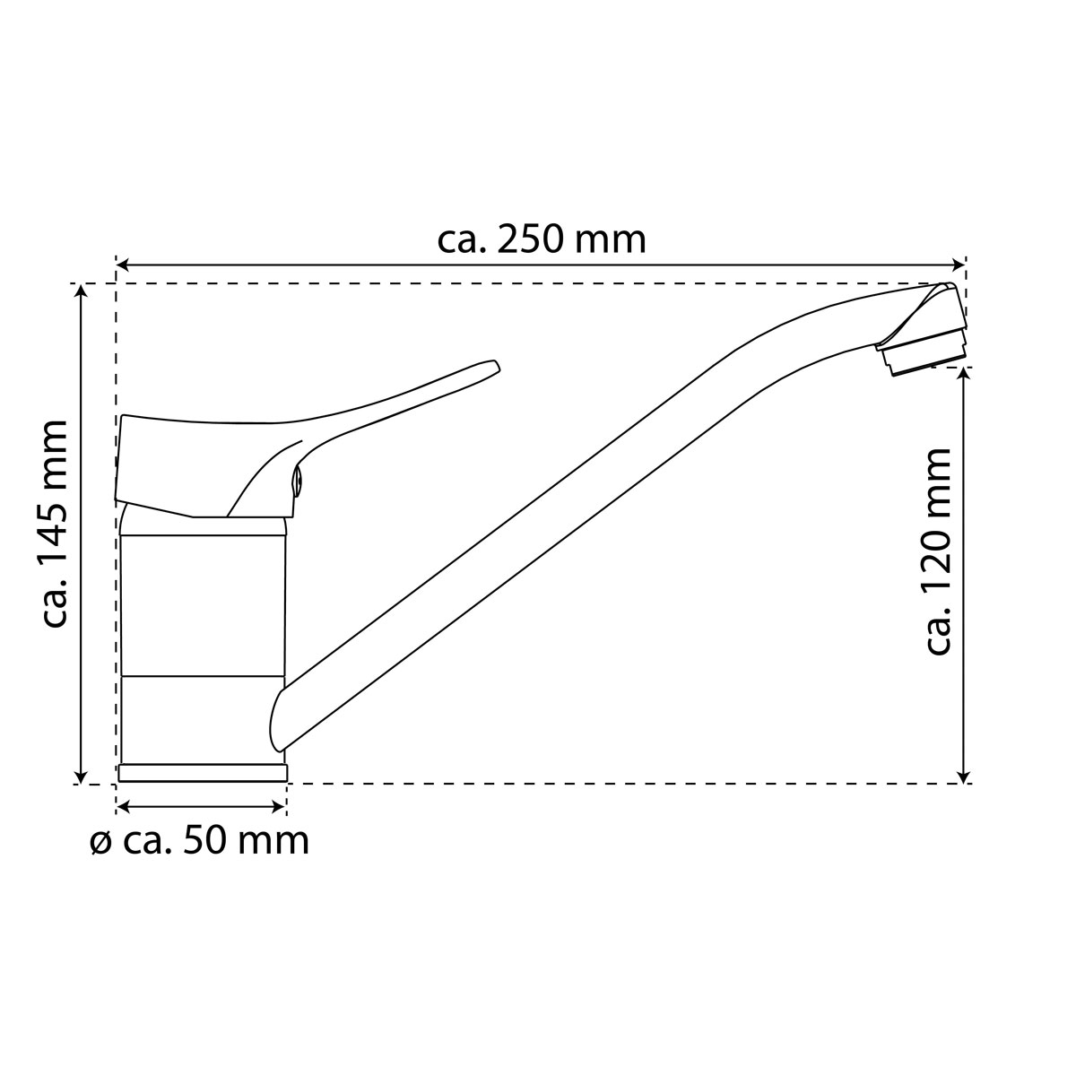 Eisl  Spültischarmatur „Verona“ chrom 360° schwenkbar Bild 3